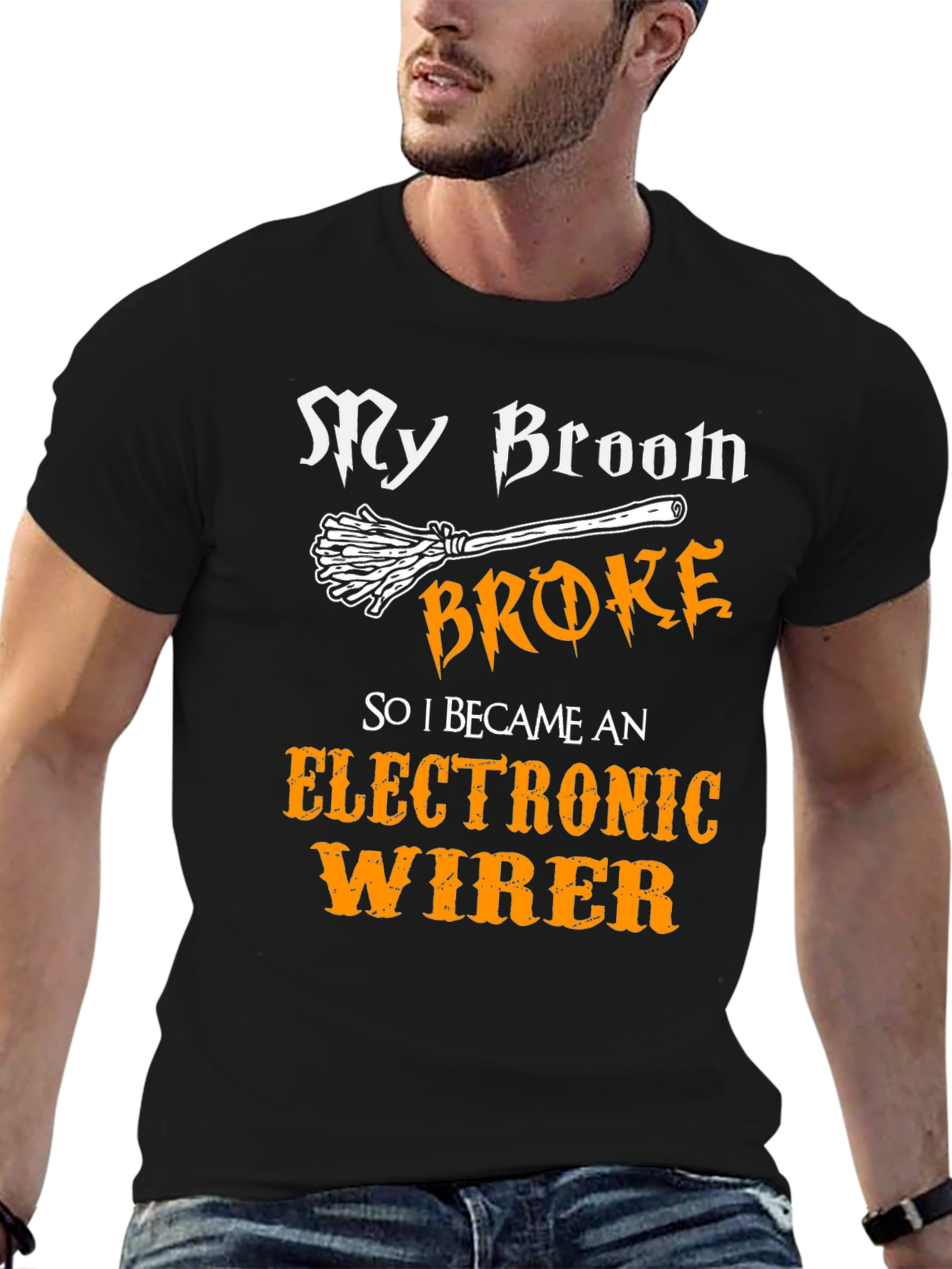 My Broom Broke - Electronic Wirer T-Shirt