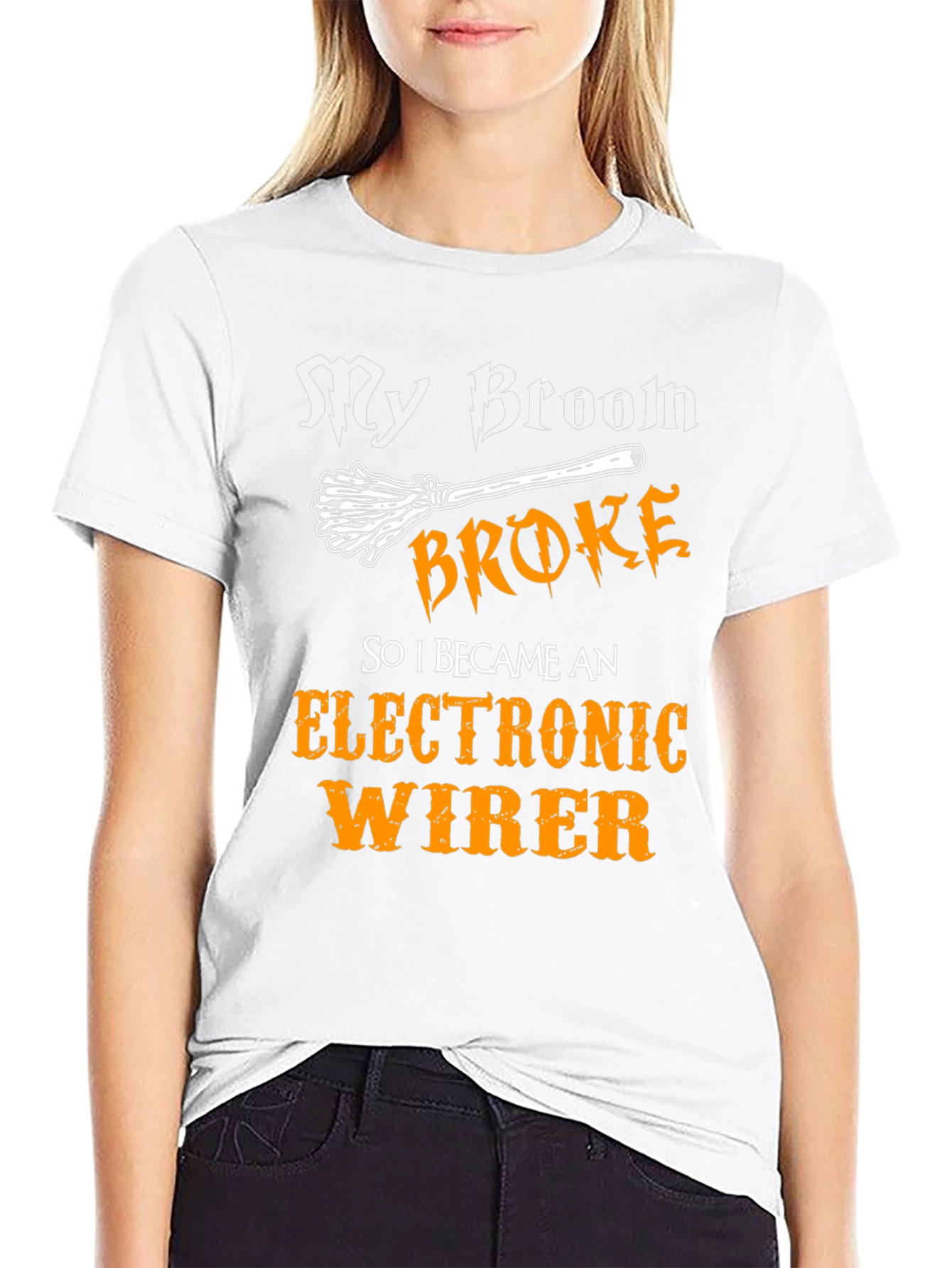 My Broom Broke - Electronic Wirer T-Shirt