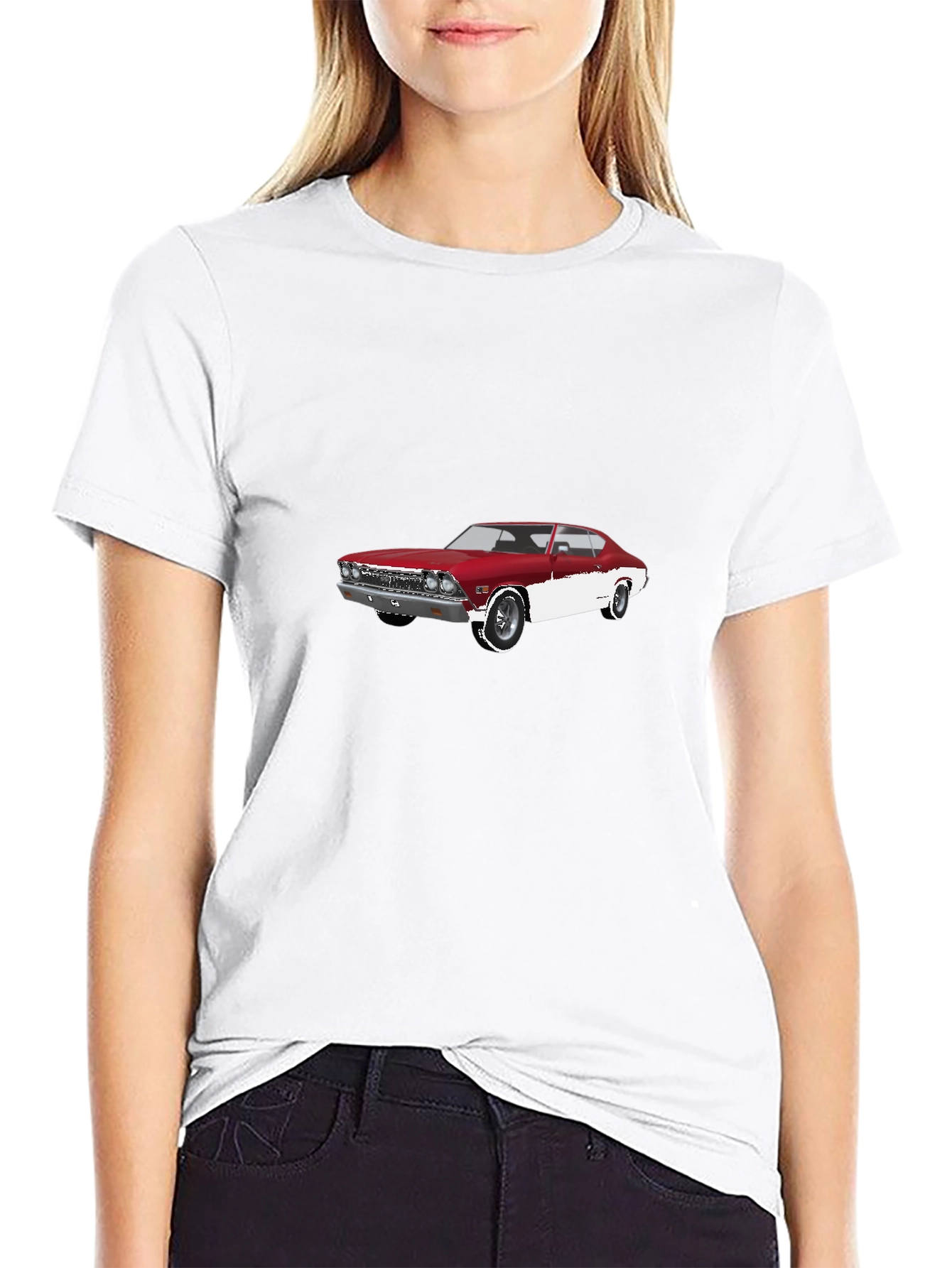 Classic Car Graphic Tee - Black