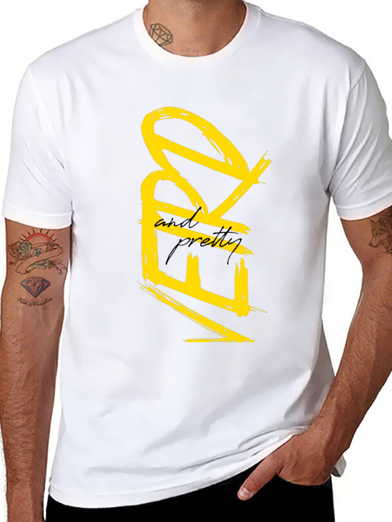 Edgy Graphic Tee - Stylish Streetwear