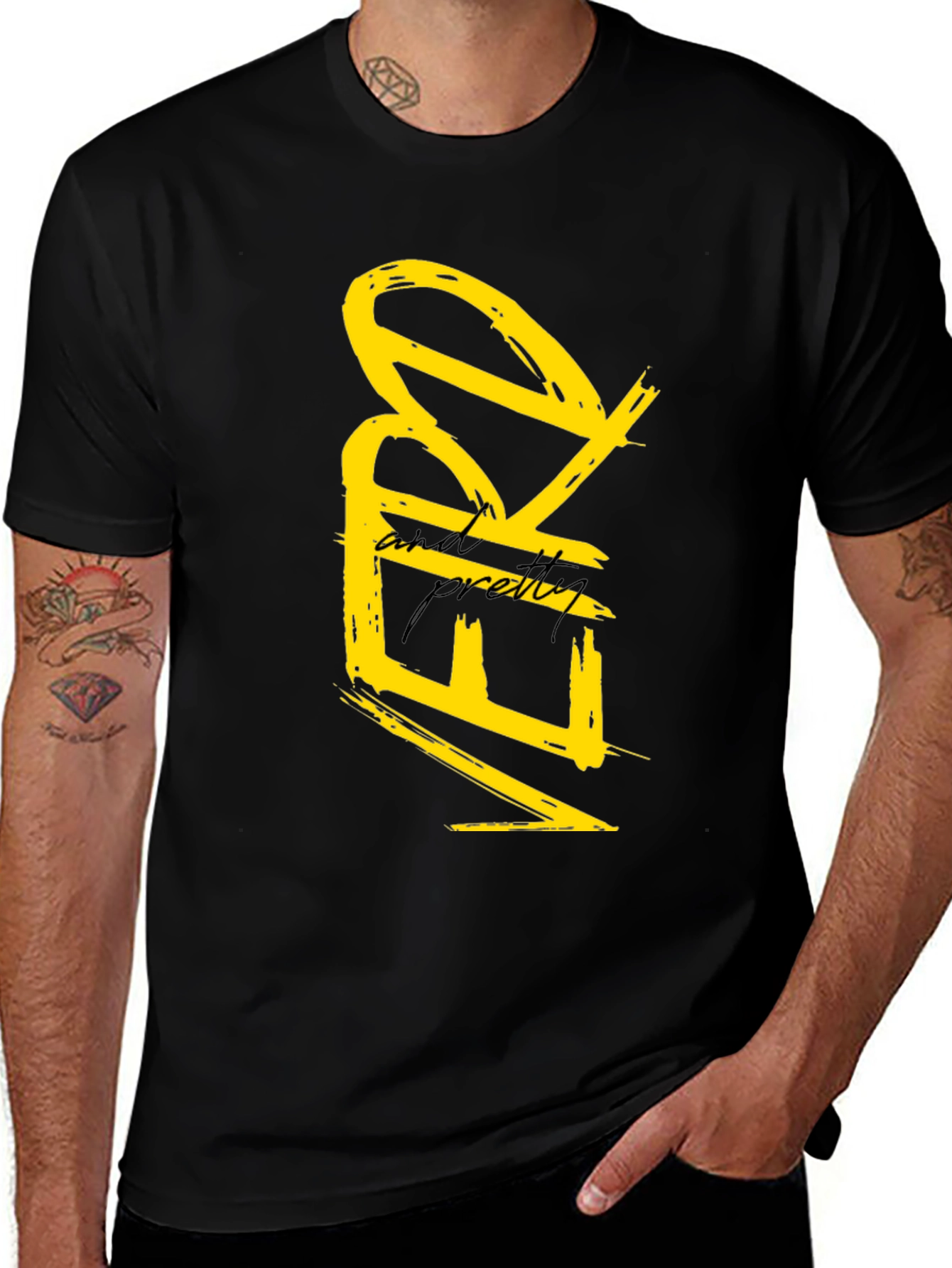 Edgy Graphic Tee - Stylish Streetwear
