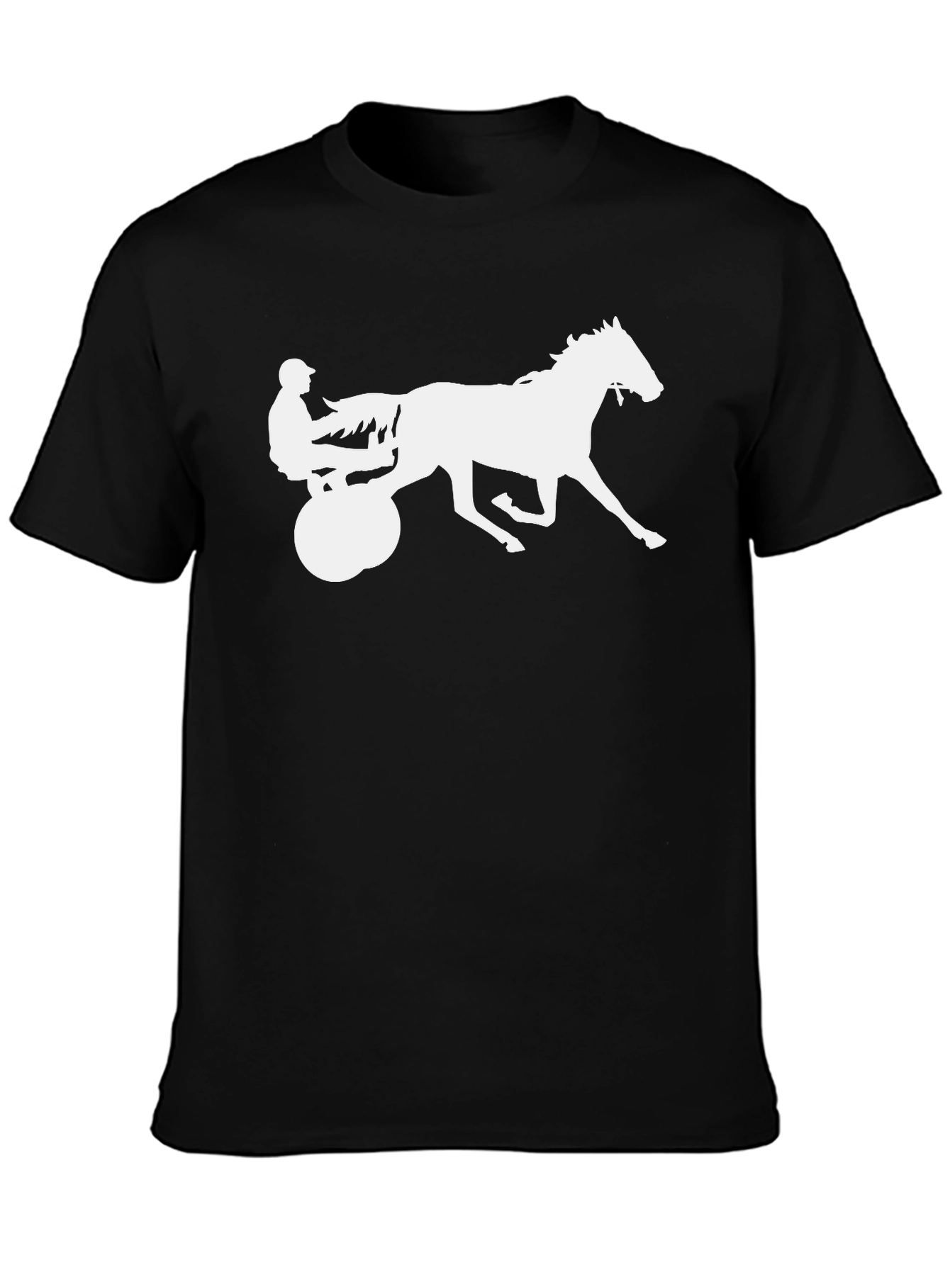 Horse Racing Silhouette Graphic Tee