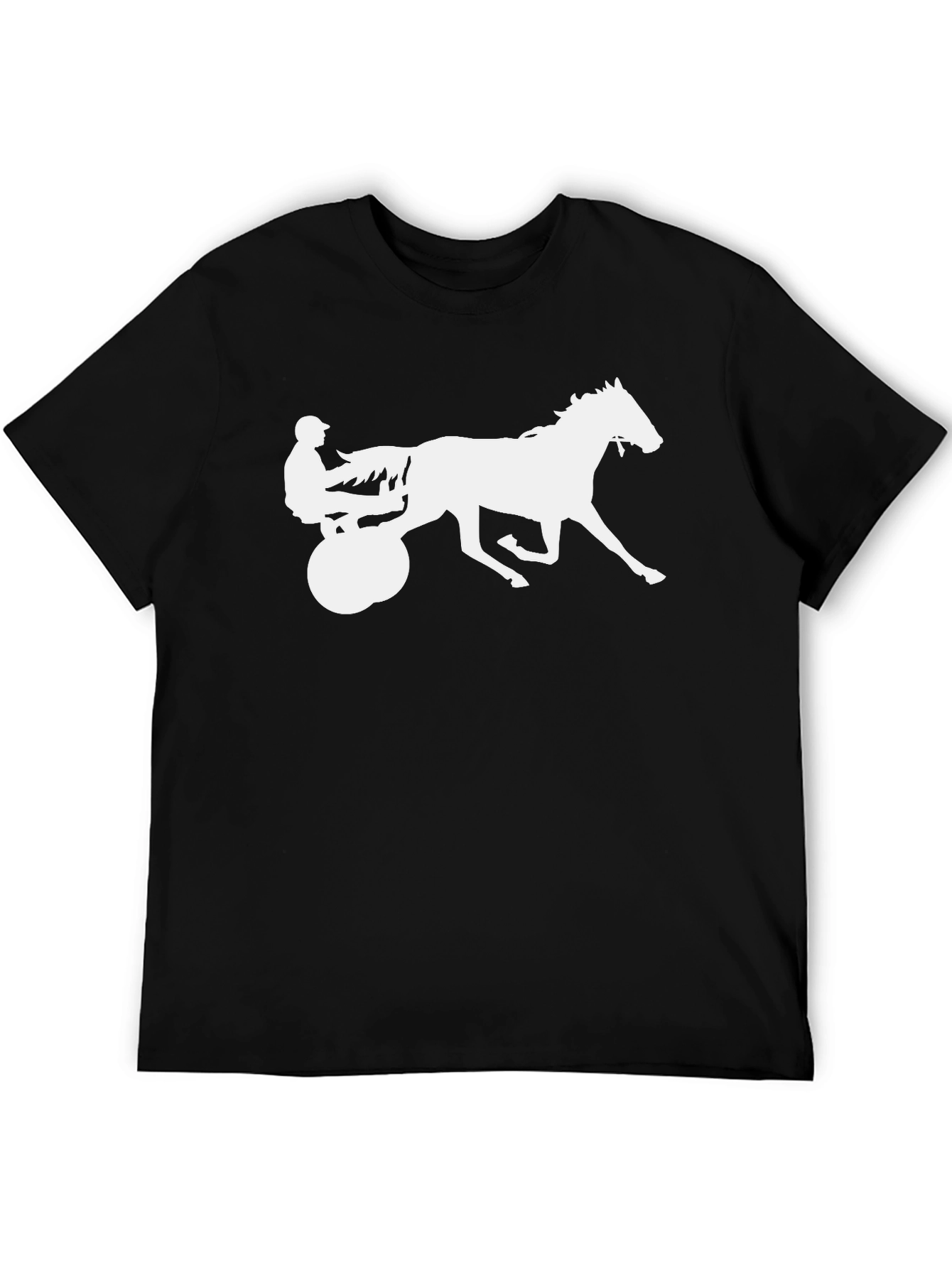 Horse Racing Silhouette Graphic Tee
