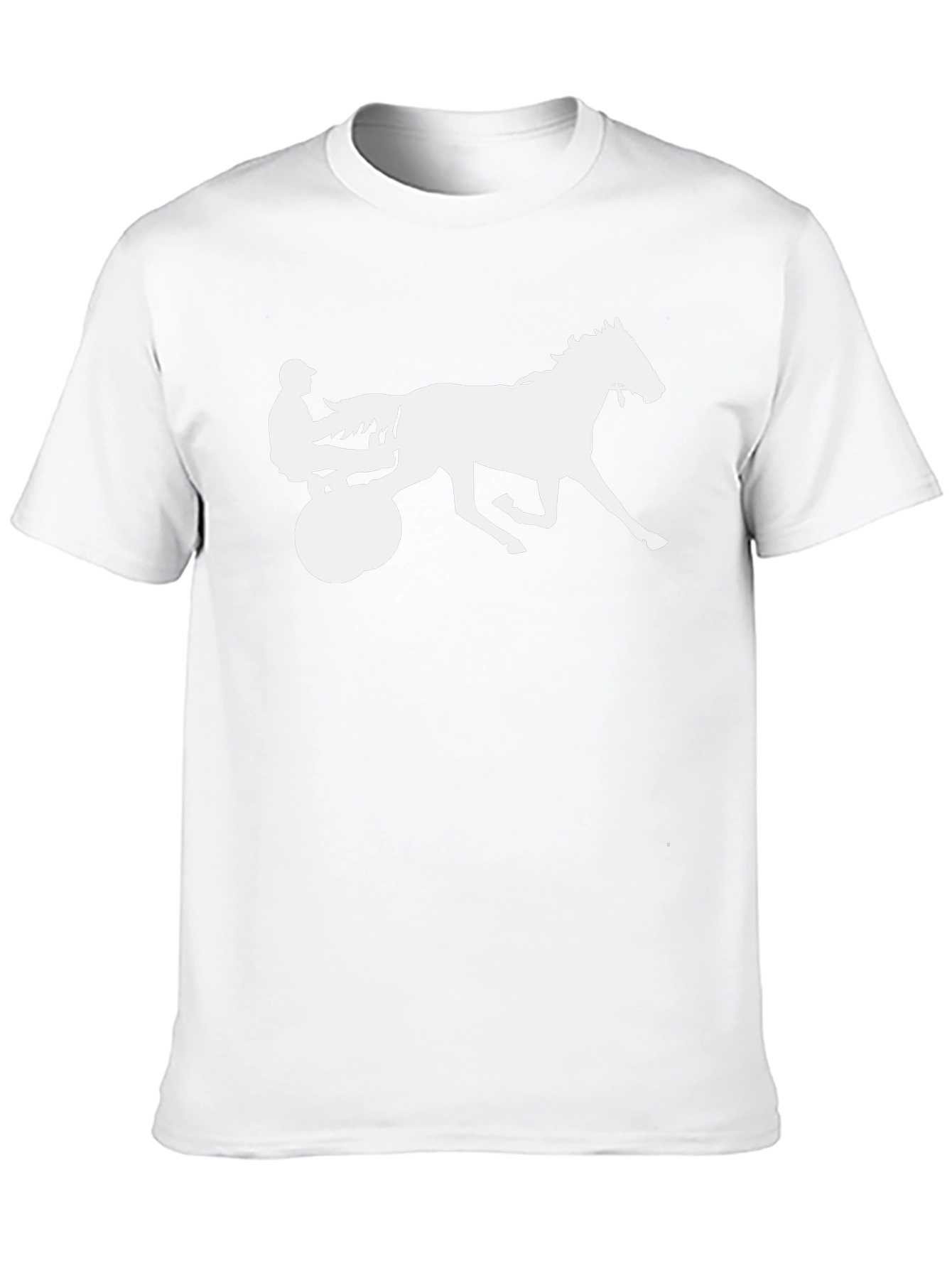 Horse Racing Silhouette Graphic Tee