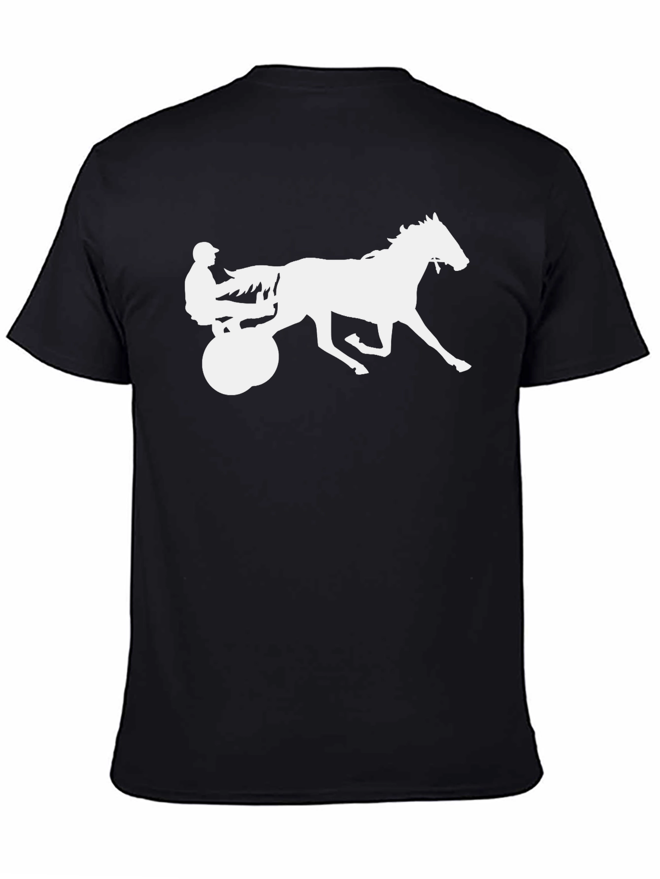 Horse Racing Silhouette Graphic Tee