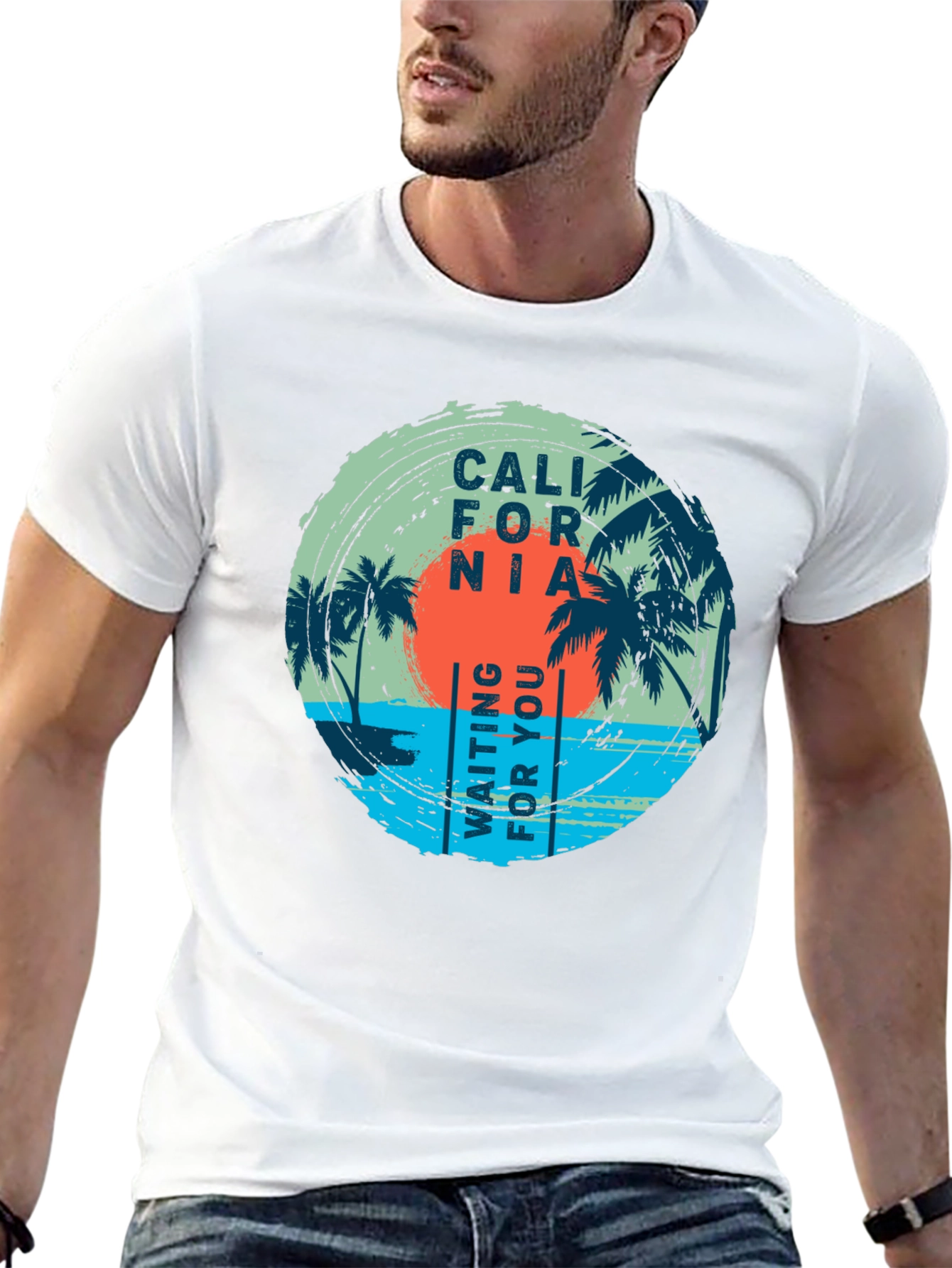 California Palms Black T-Shirt