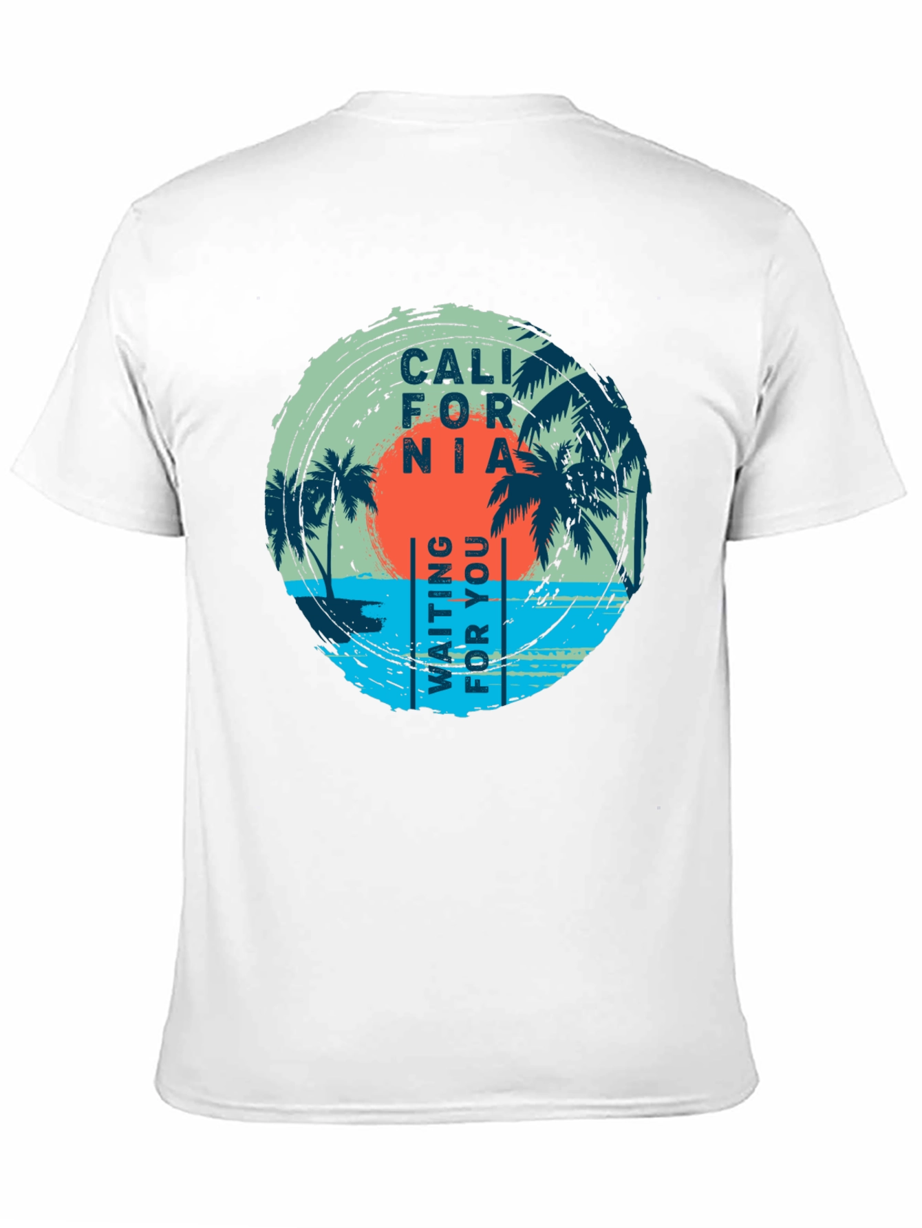 California Palms Black T-Shirt