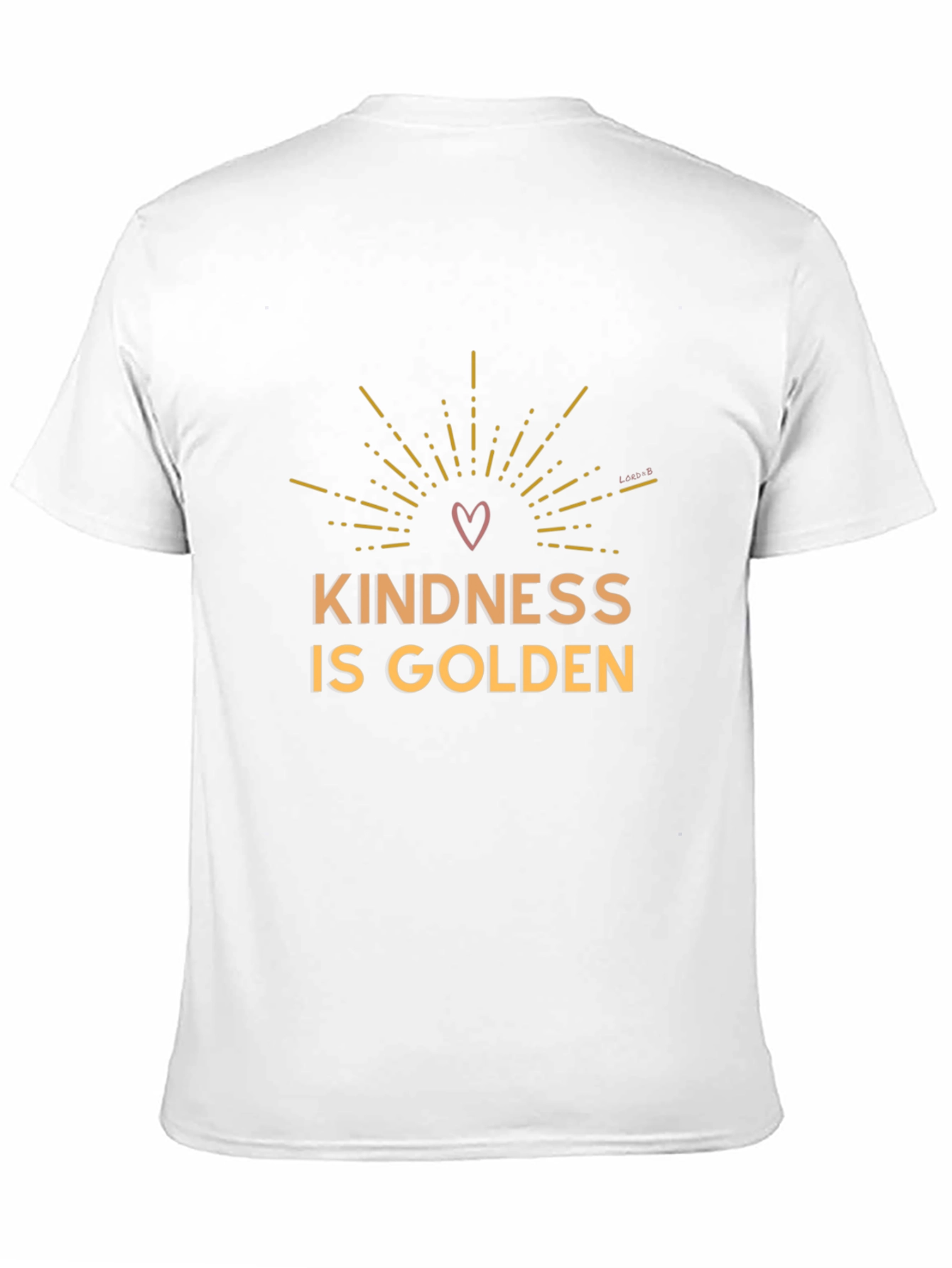 Kindness is Golden Black T-Shirt