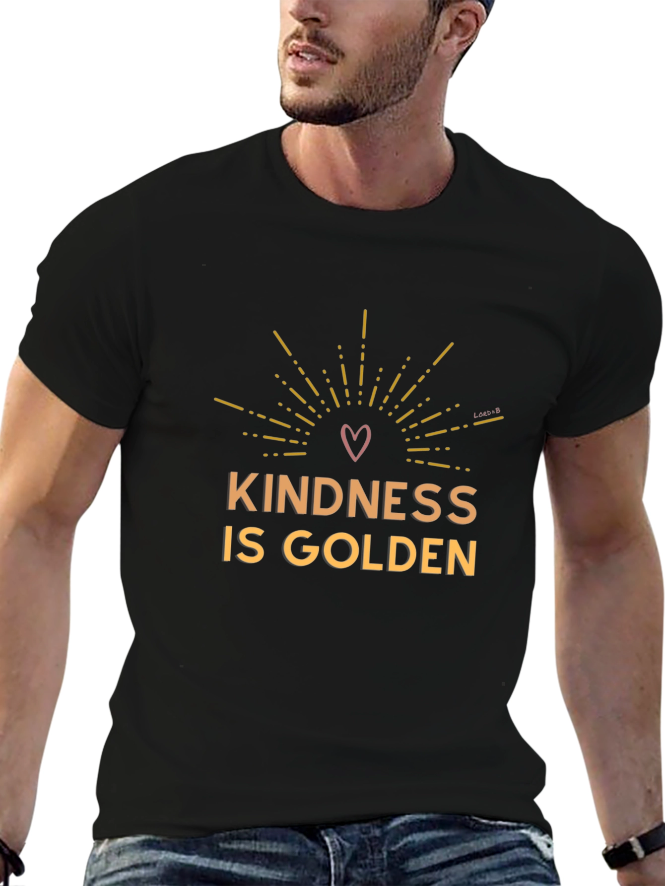 Kindness is Golden Black T-Shirt