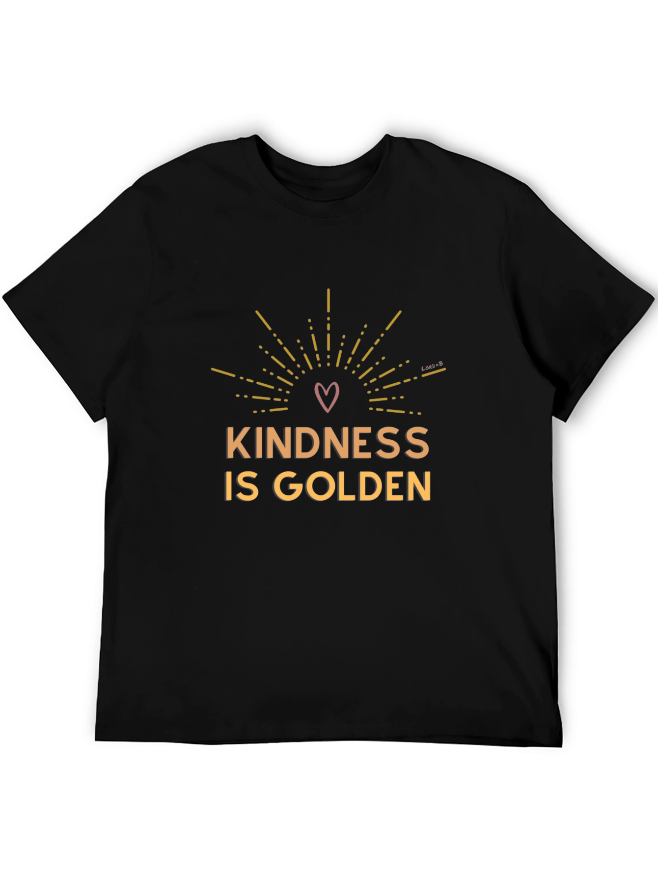 Kindness is Golden Black T-Shirt