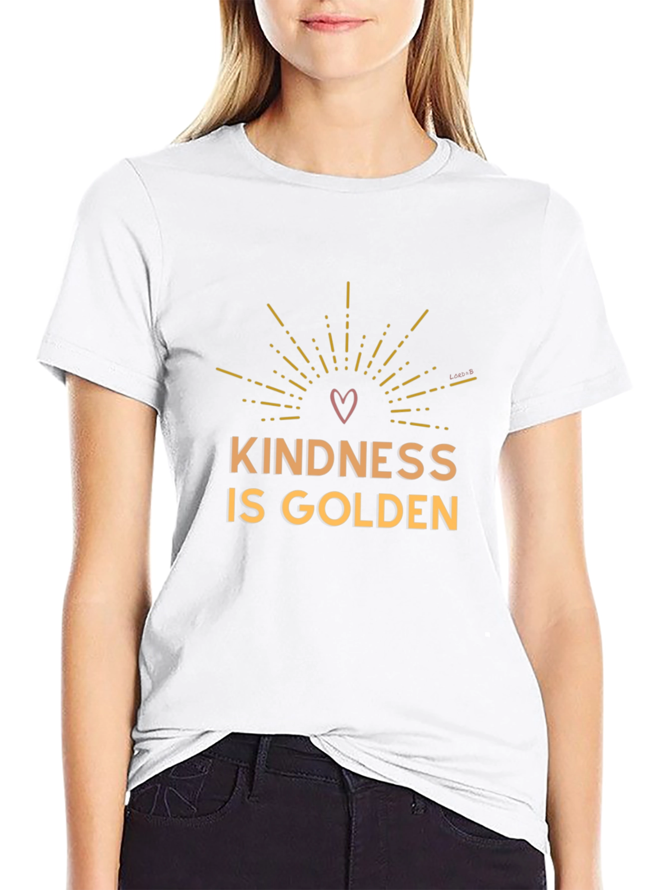 Kindness is Golden Black T-Shirt