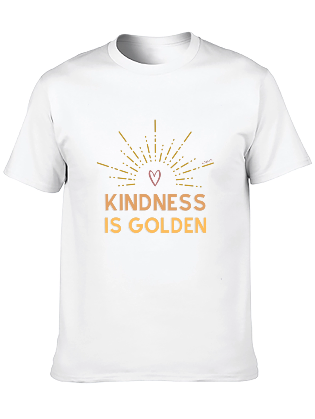 Kindness is Golden Black T-Shirt