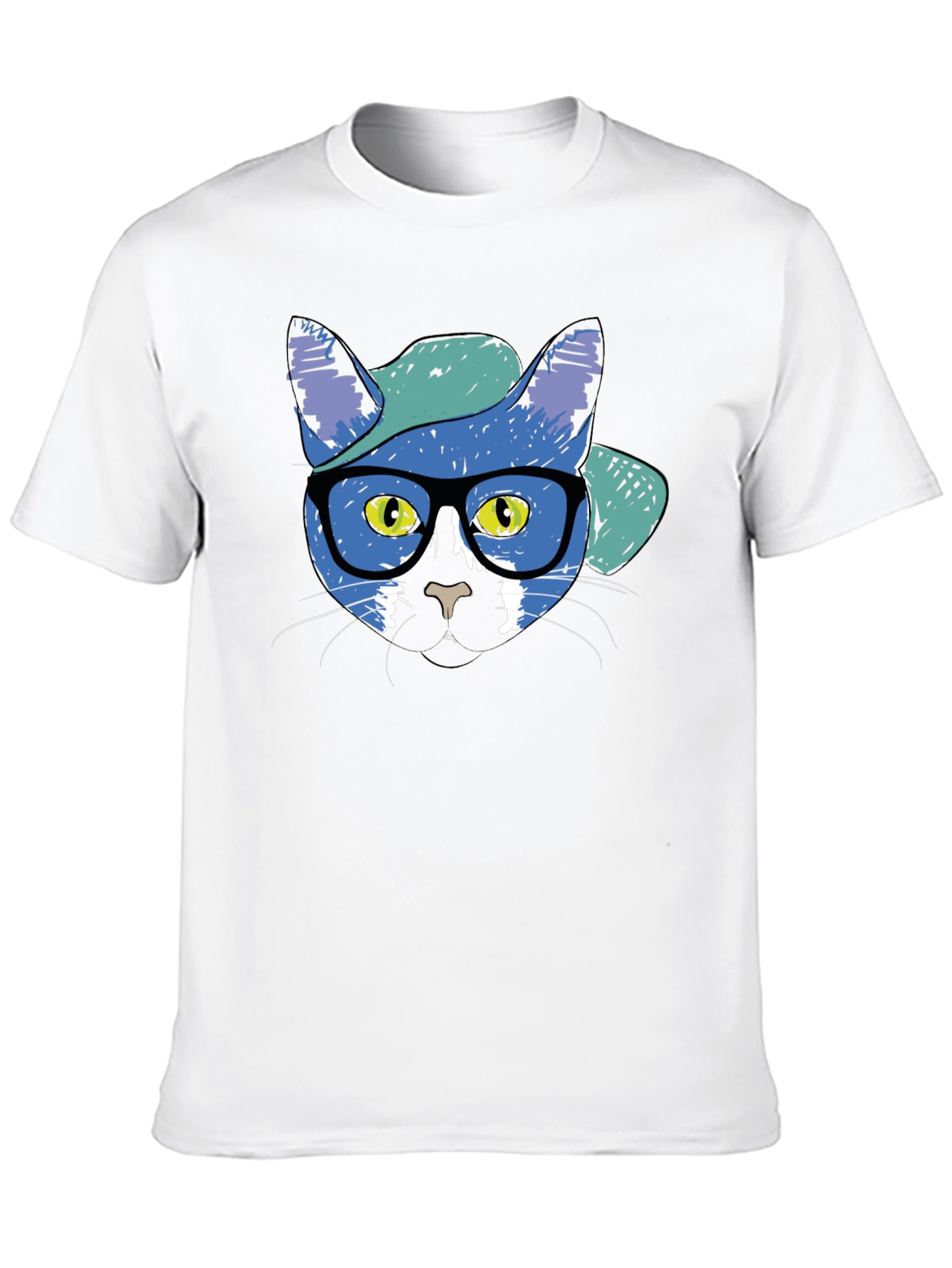 Cool Cat Graphic T-Shirt