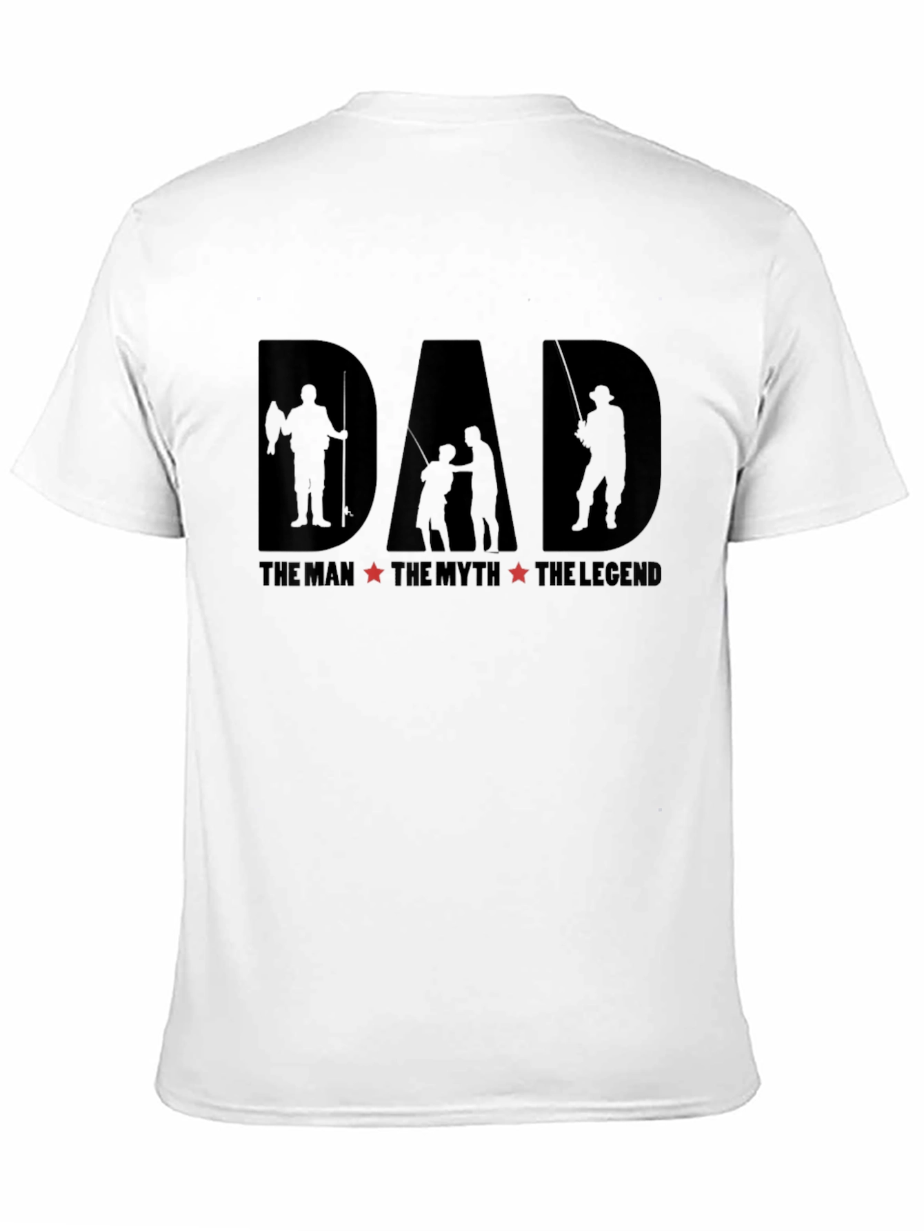 Dad The Man Myth Legend Fishing T-Shirt