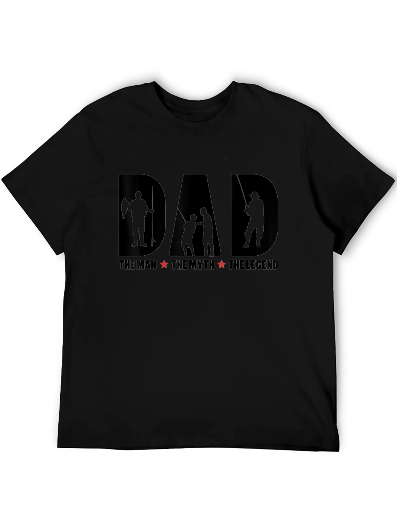 Dad The Man Myth Legend Fishing T-Shirt