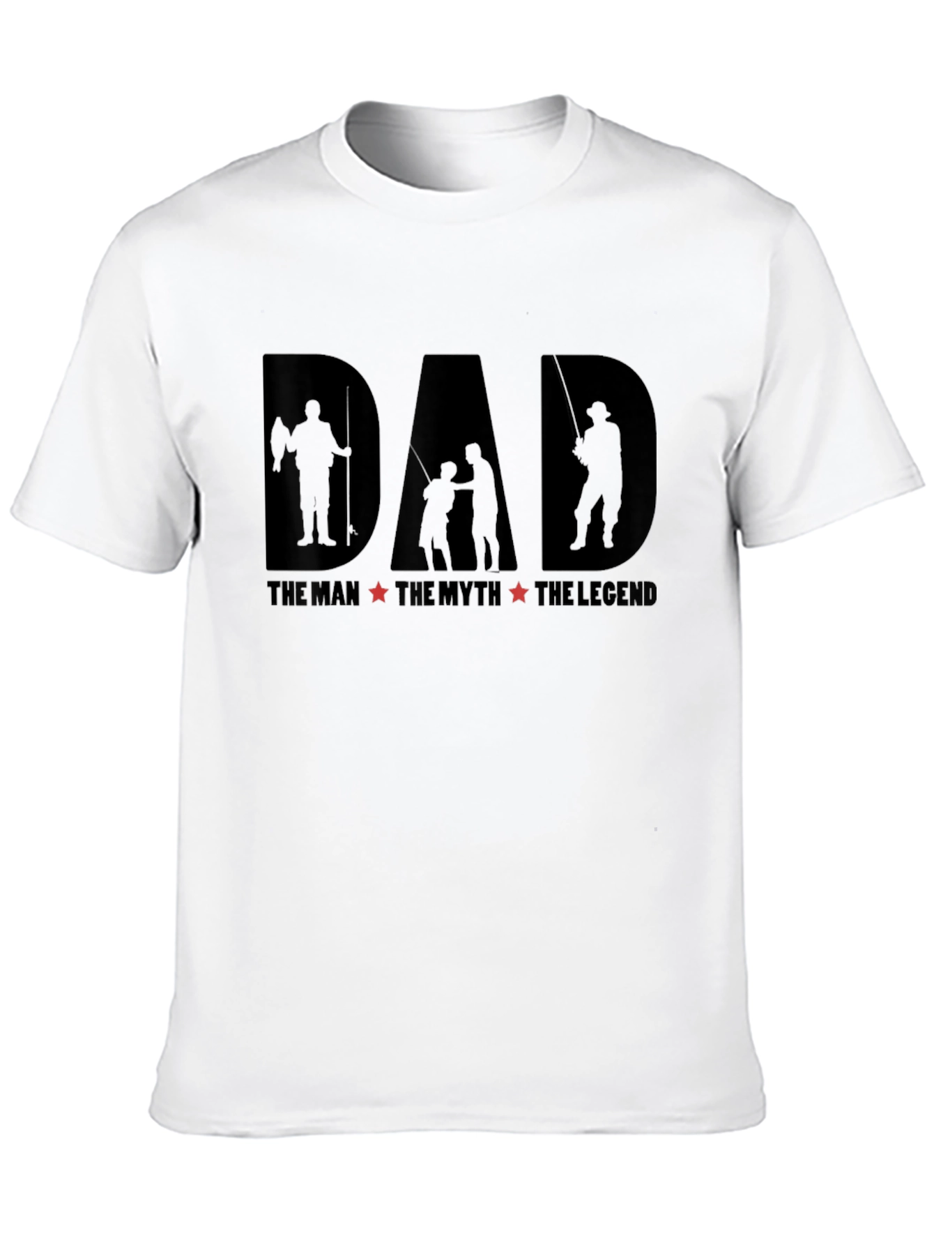 Dad The Man Myth Legend Fishing T-Shirt
