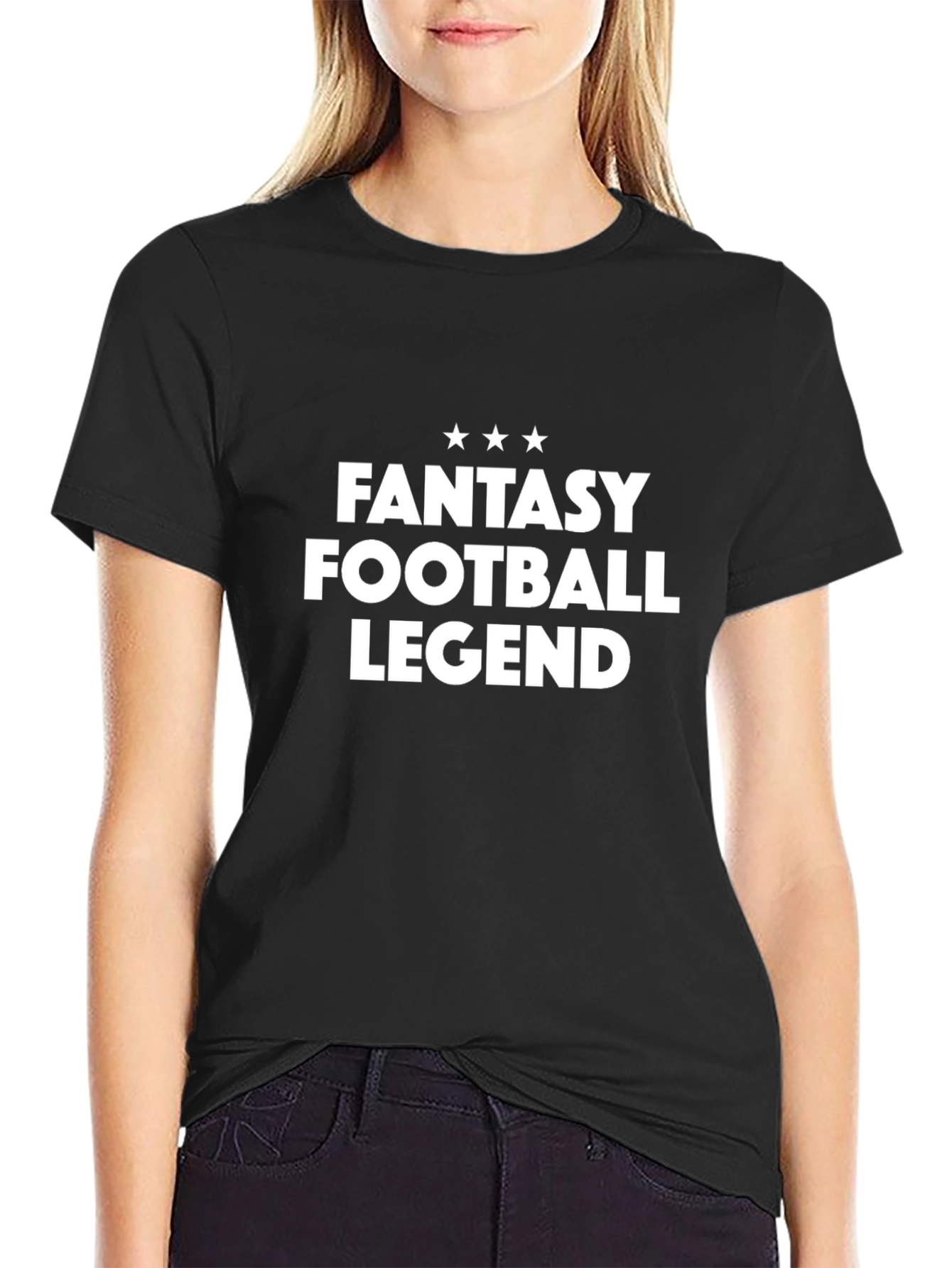 Fantasy Football Legend Black T-Shirt