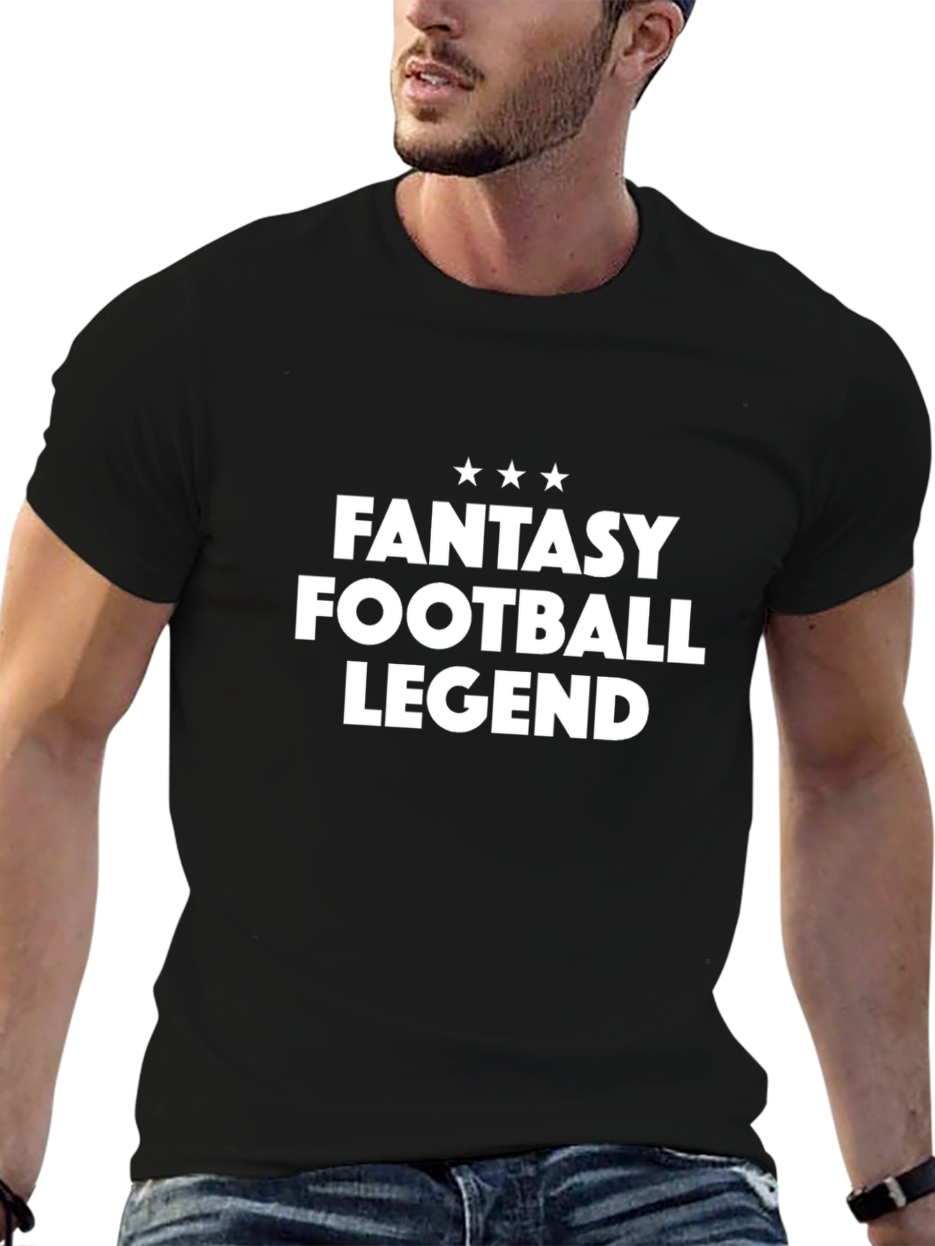 Fantasy Football Legend Black T-Shirt