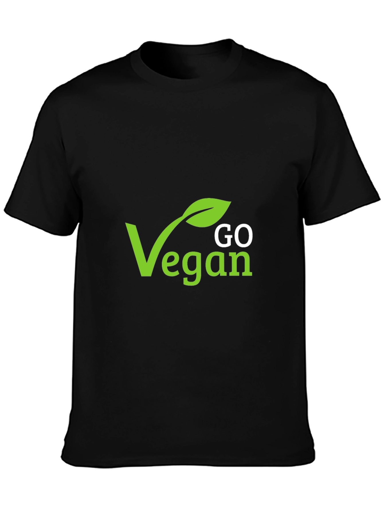 Go Vegan Graphic Tee - Stylish Vegan Statement Shirt