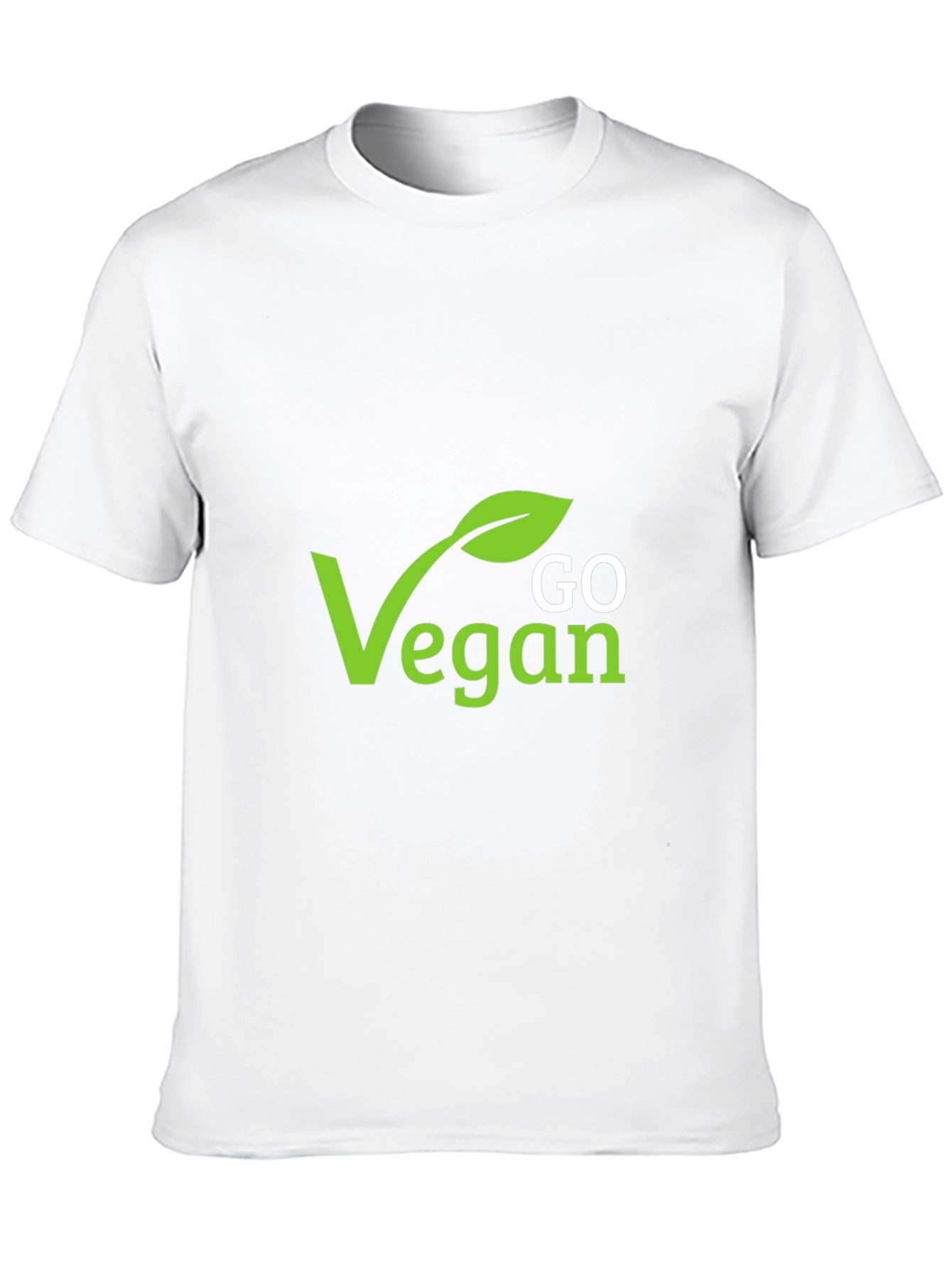 Go Vegan Graphic Tee - Stylish Vegan Statement Shirt