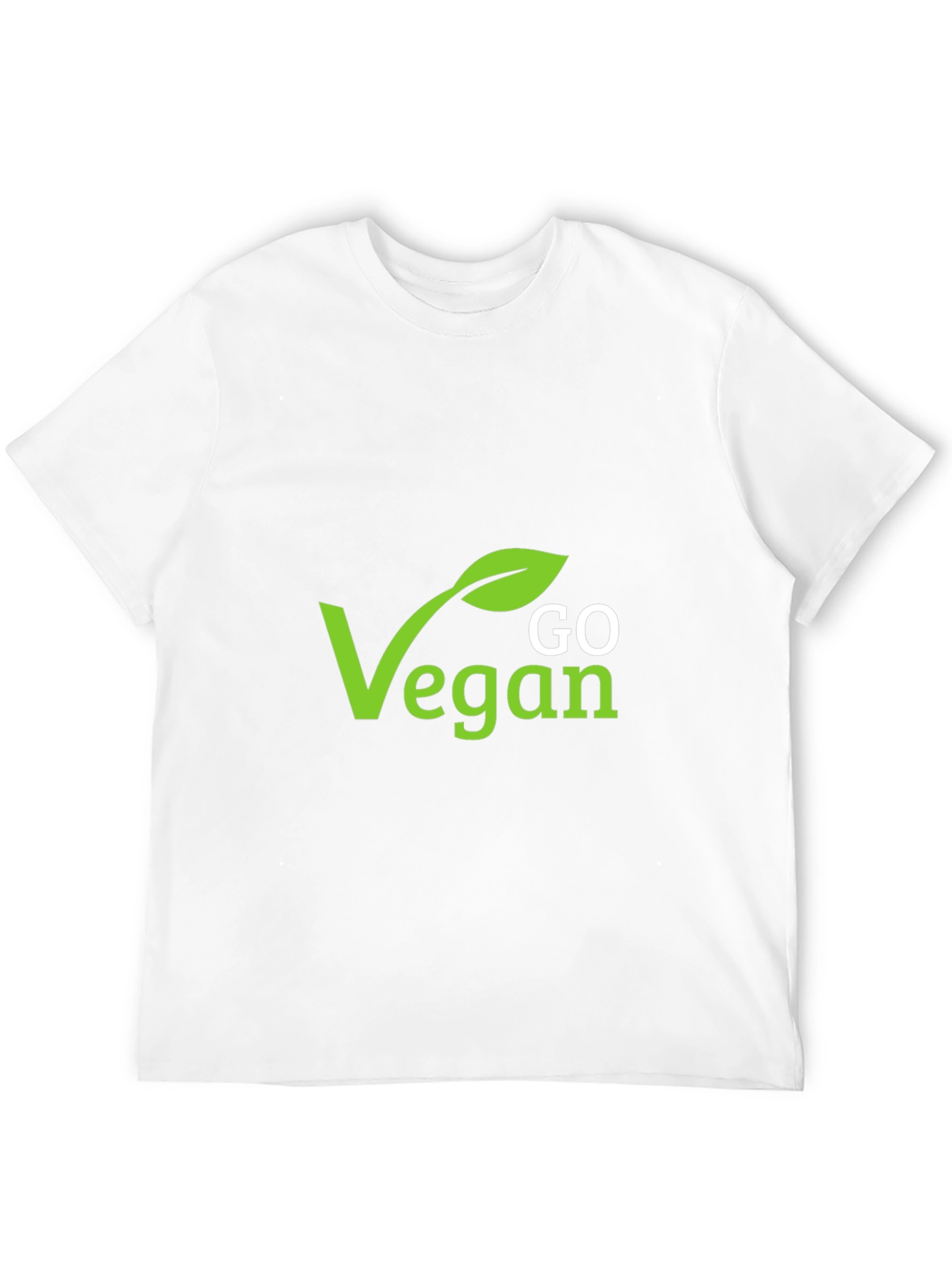 Go Vegan Graphic Tee - Stylish Vegan Statement Shirt