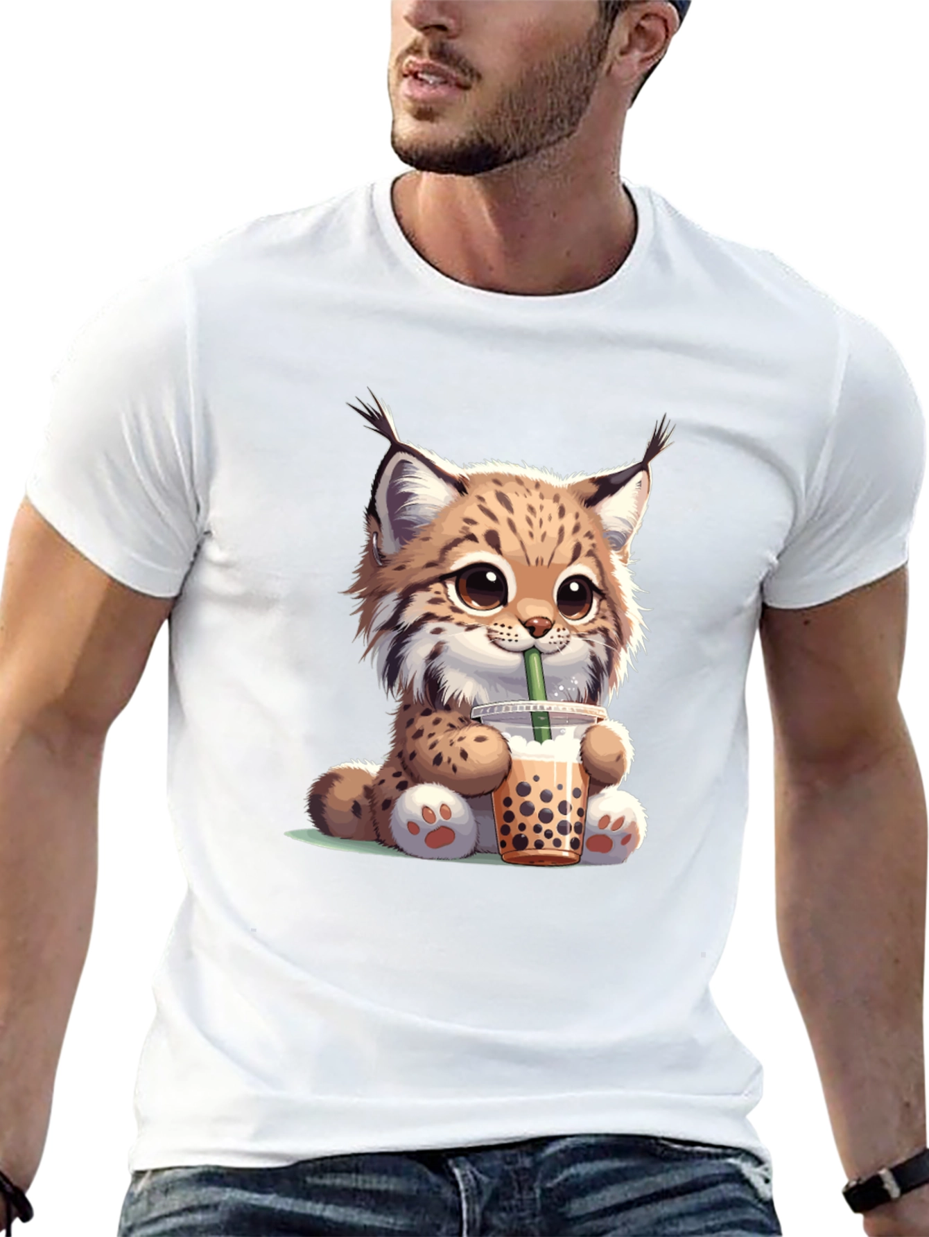 Bobcat Bubble Tea Graphic Tee