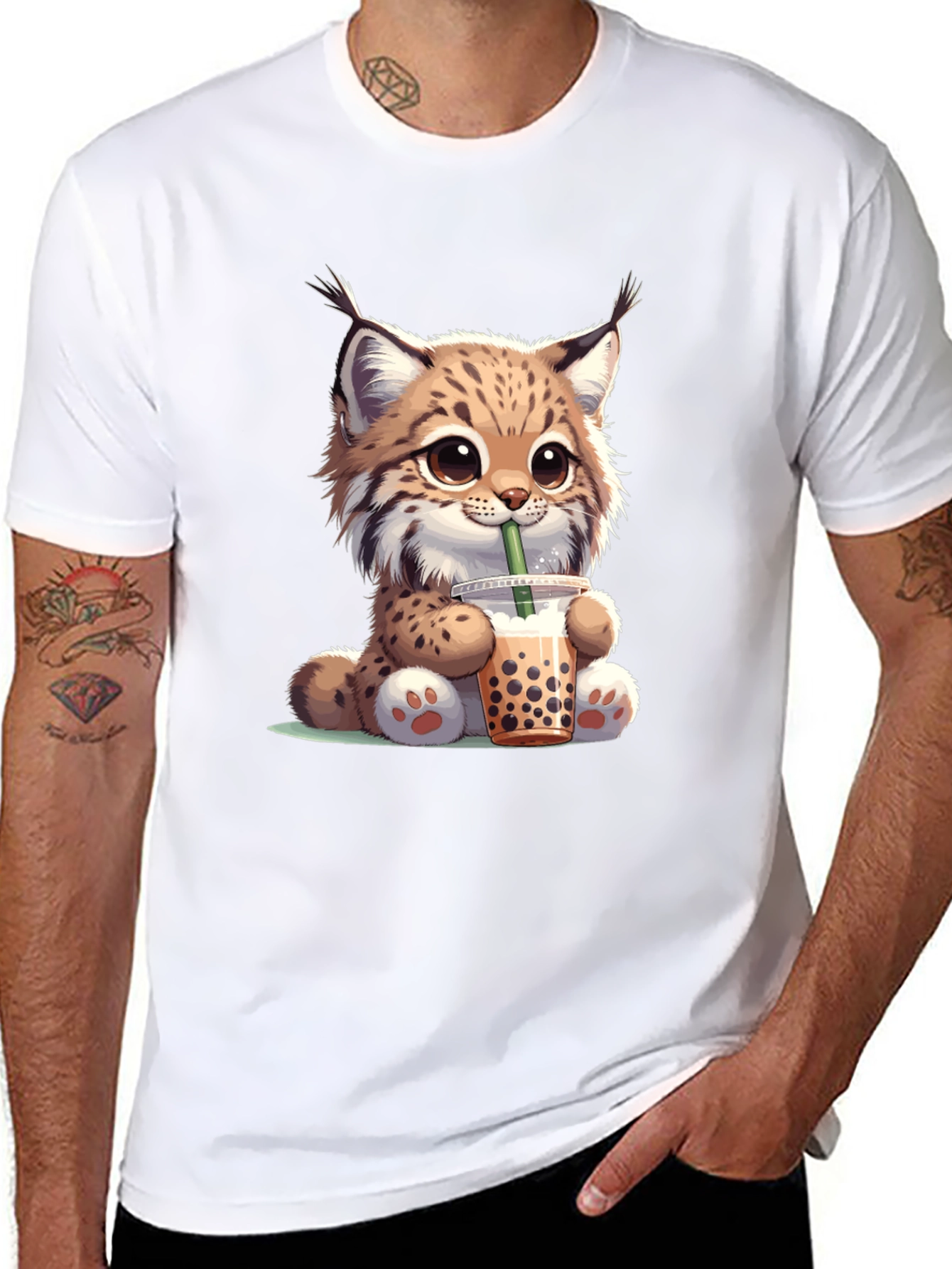 Bobcat Bubble Tea Graphic Tee
