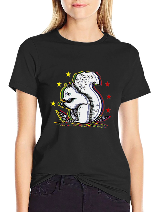 Squirrel Graphic Tee - Unique Design T-Shirt