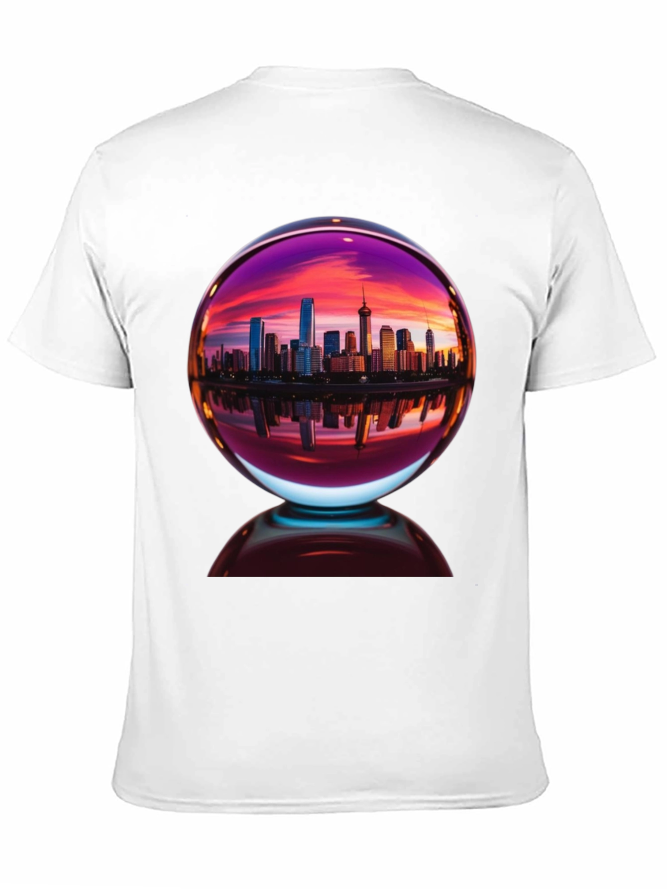 Cityscape Reflection Graphic Tee