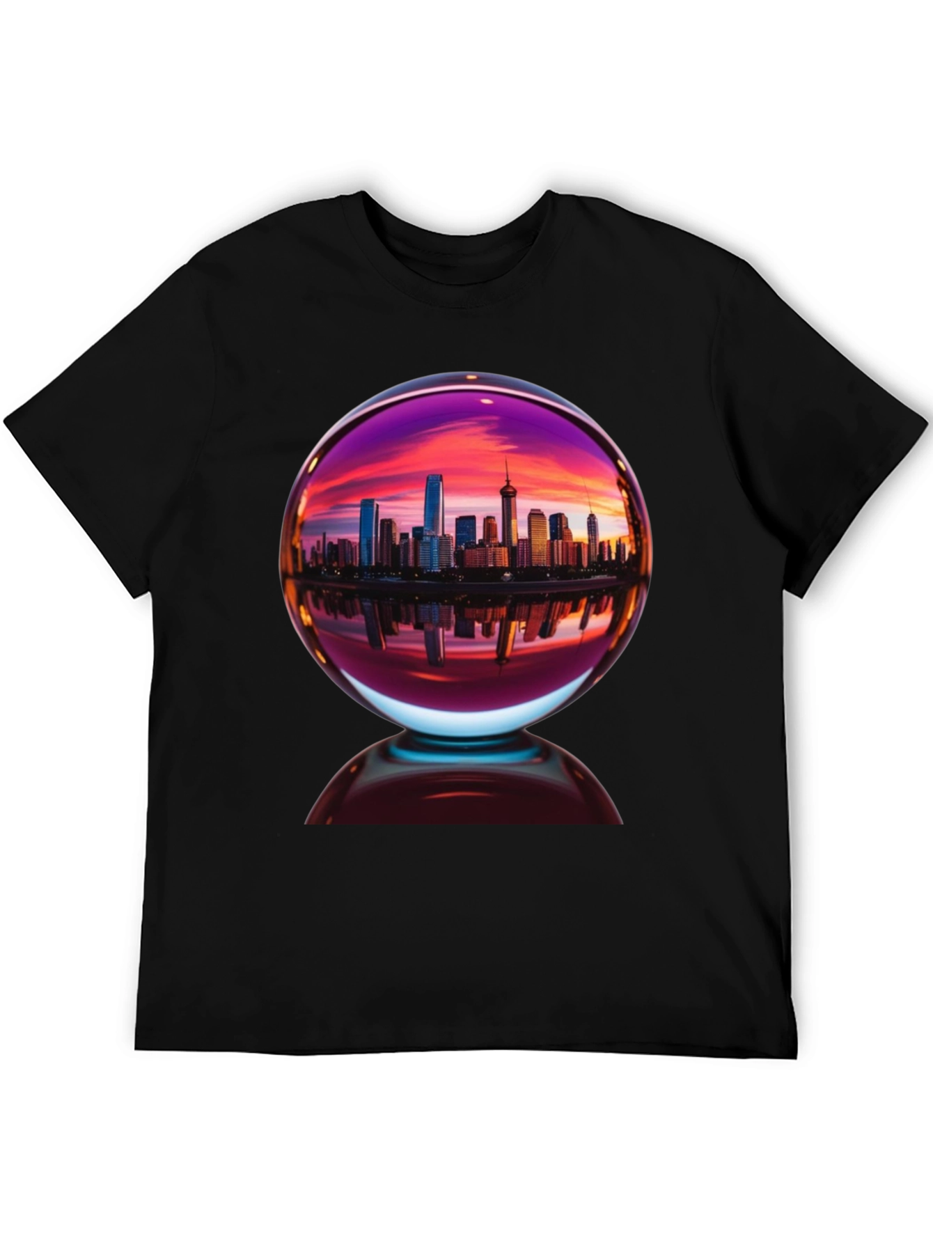 Cityscape Reflection Graphic Tee