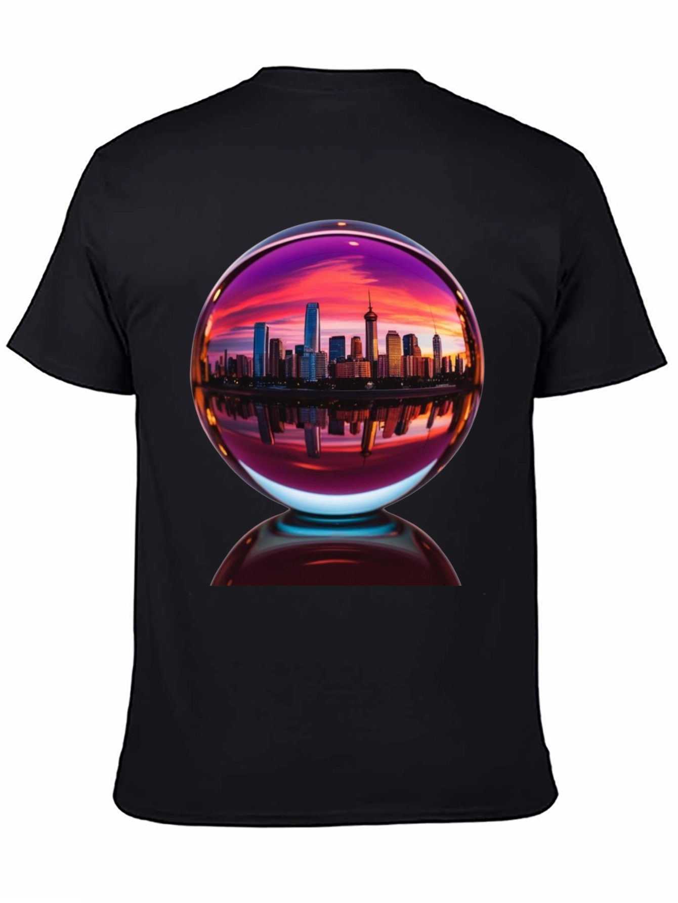 Cityscape Reflection Graphic Tee