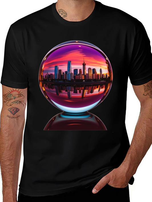Cityscape Reflection Graphic Tee