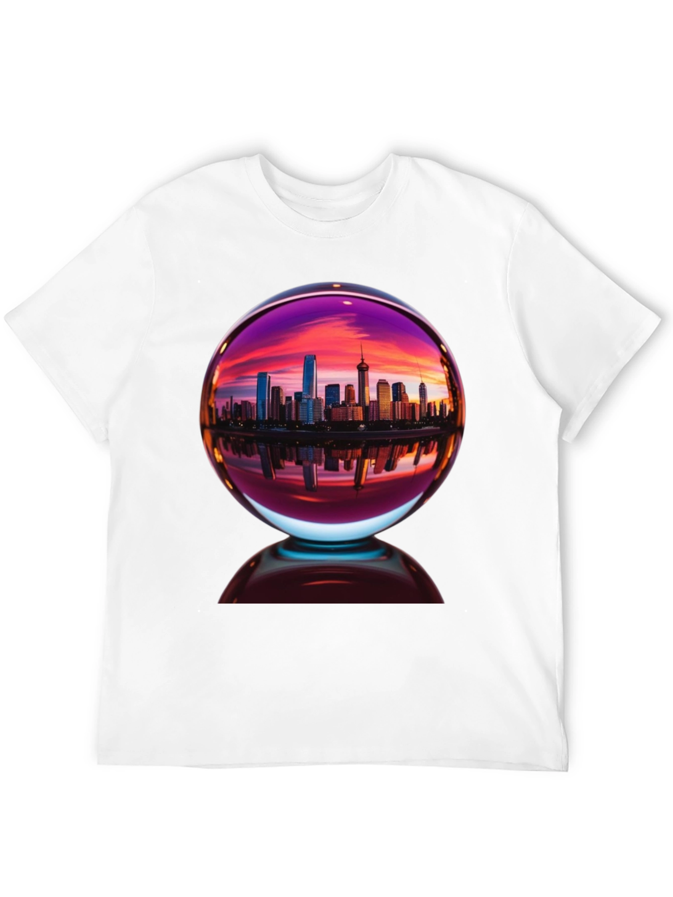 Cityscape Reflection Graphic Tee