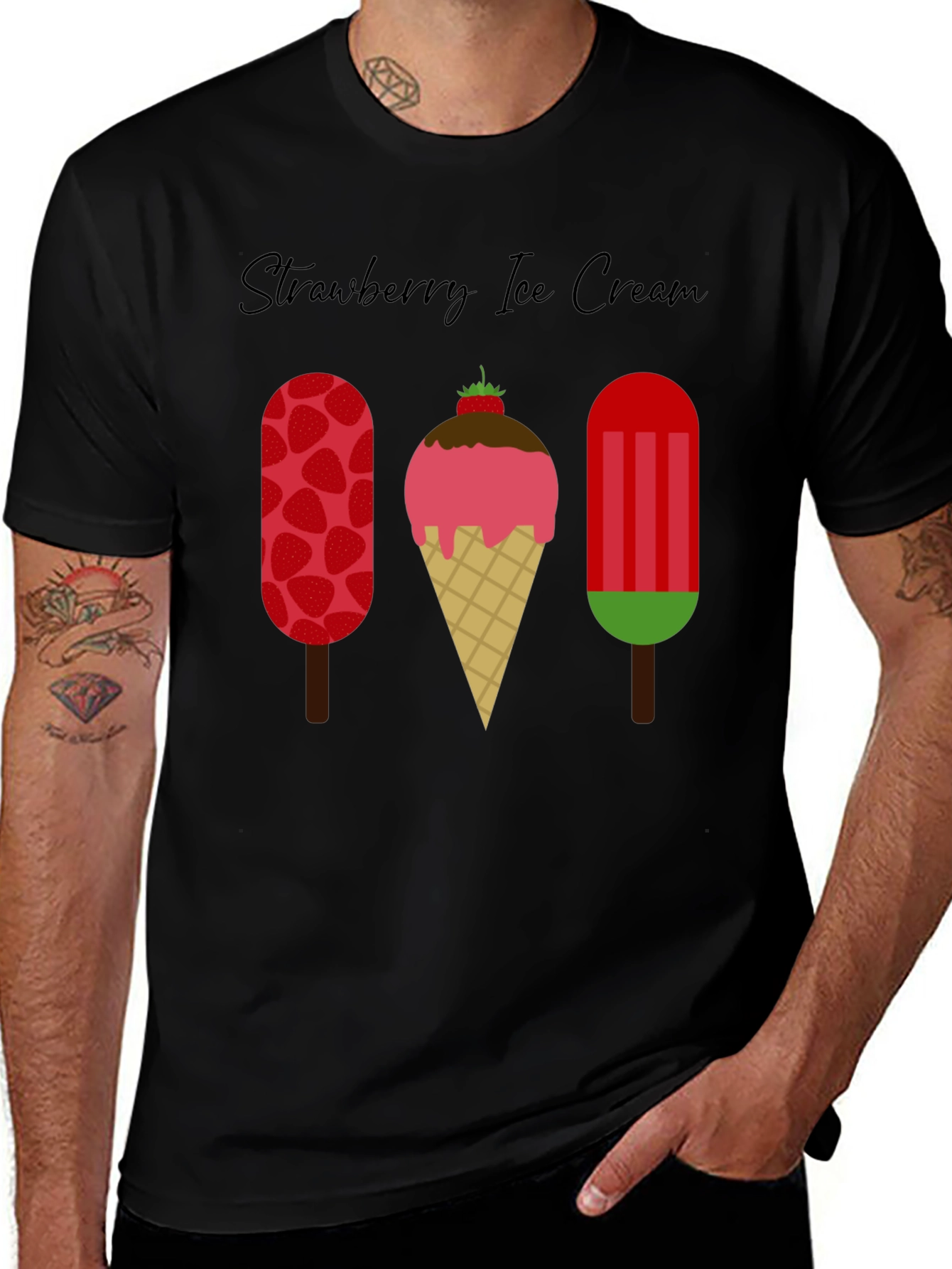 Strawberry Ice Cream T-Shirt