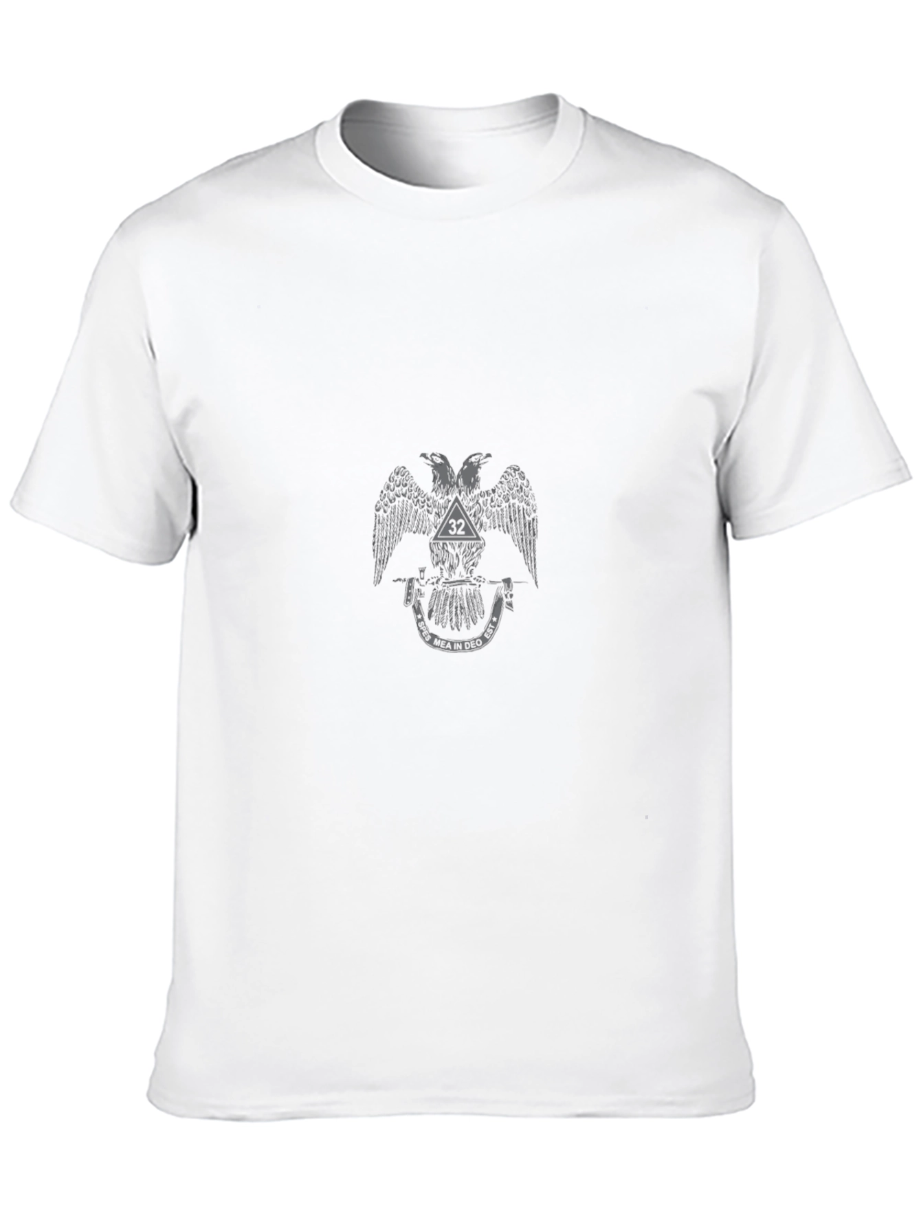 Black T-Shirt with Double Eagle Graphic