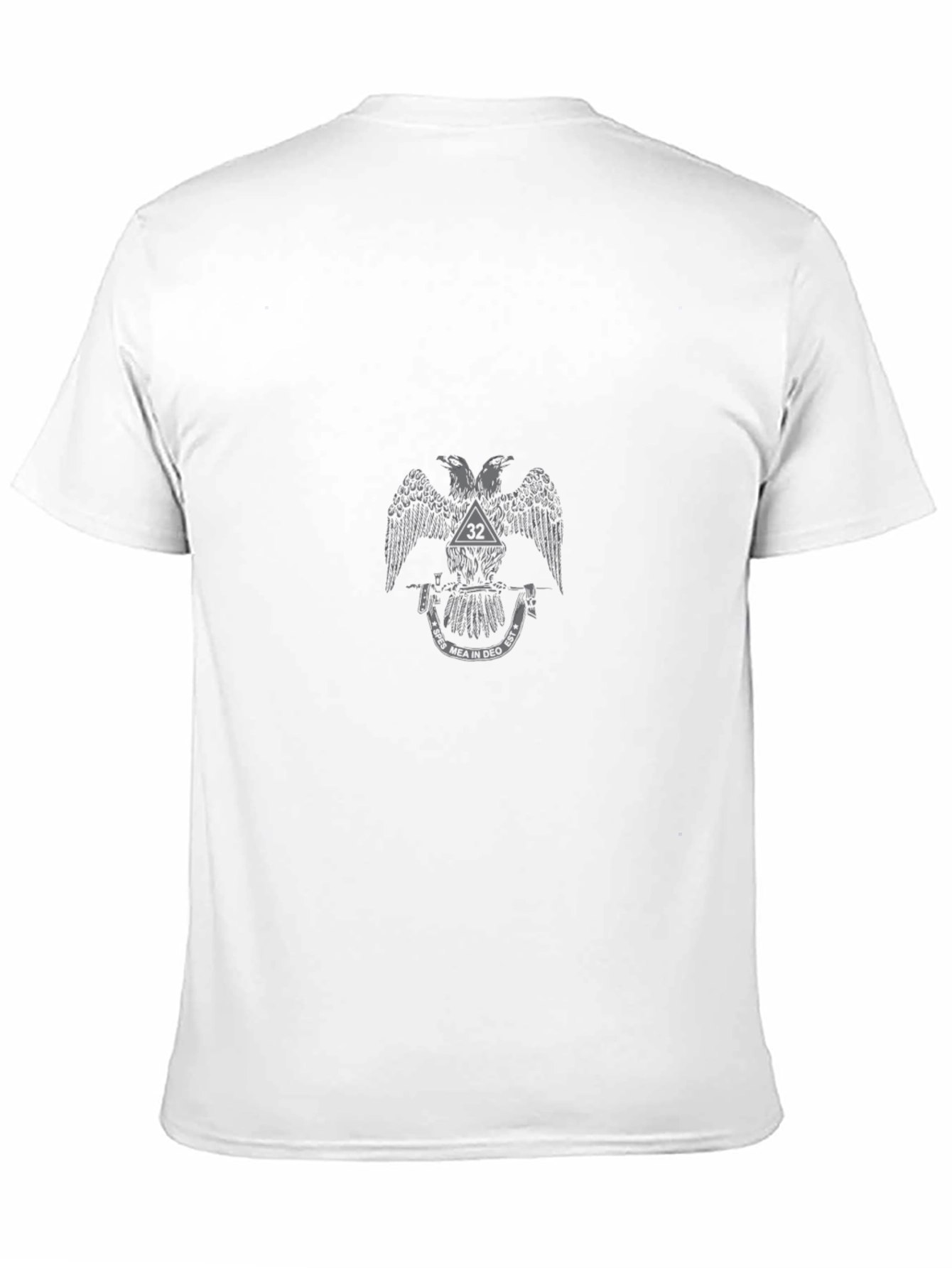 Black T-Shirt with Double Eagle Graphic