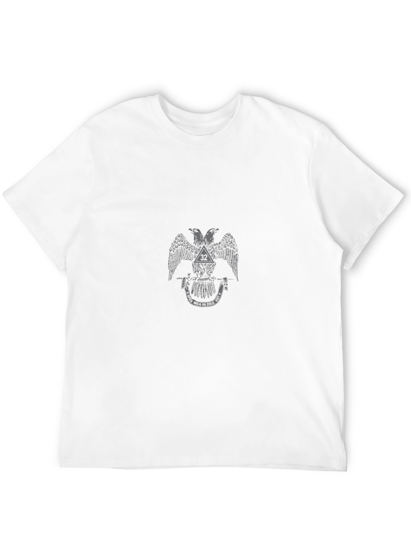 Black T-Shirt with Double Eagle Graphic