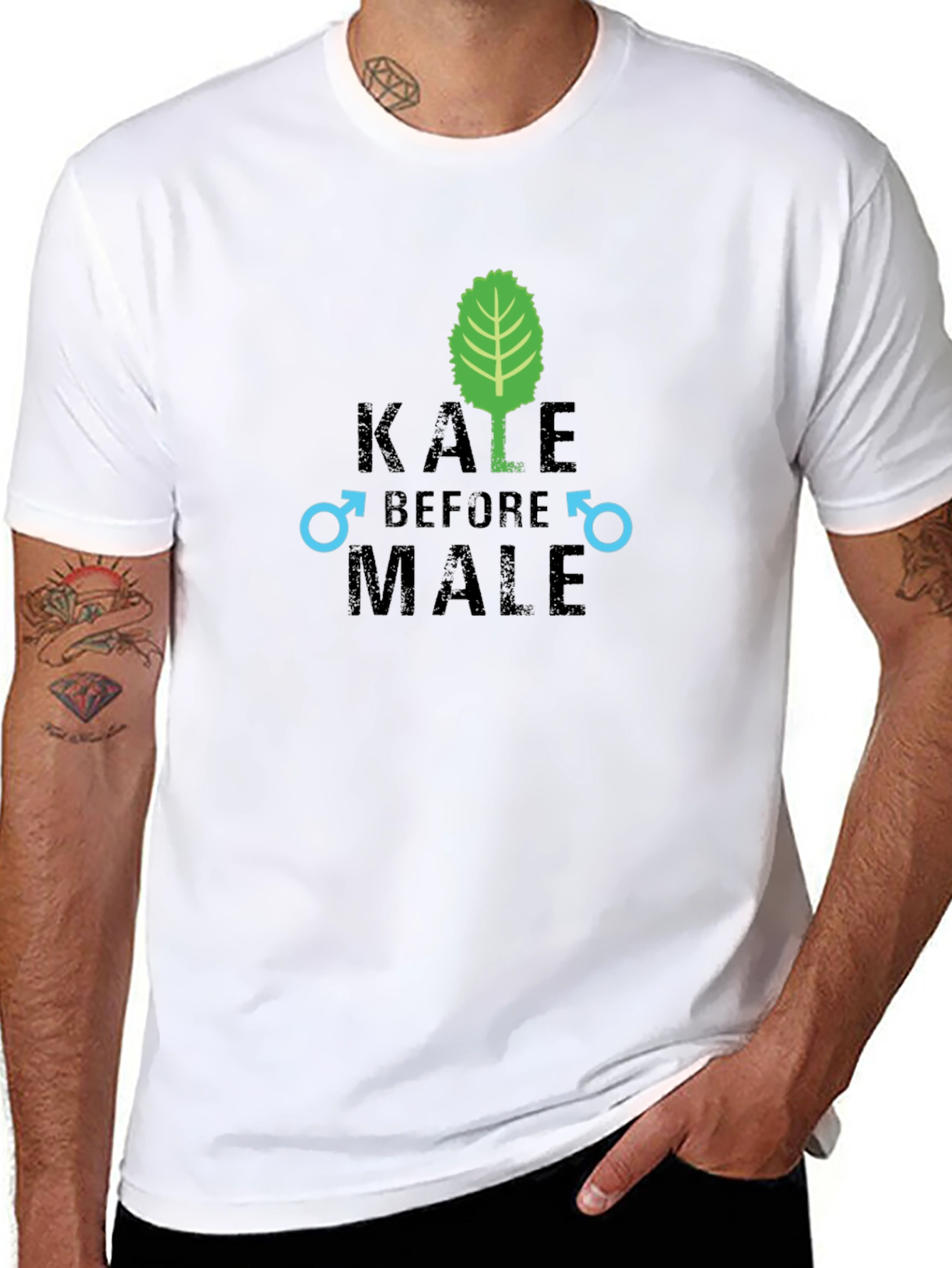 Kale Before Male Graphic Tee