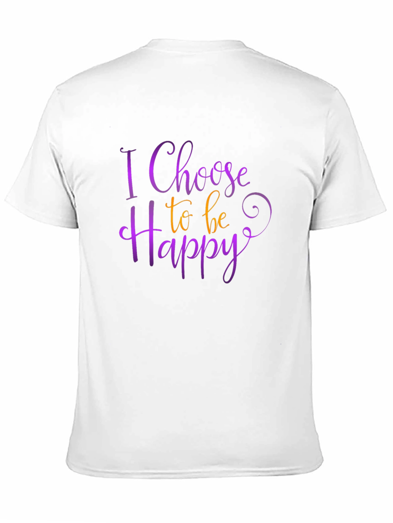Choose Happy Graphic Tee - Positive Vibes Shirt