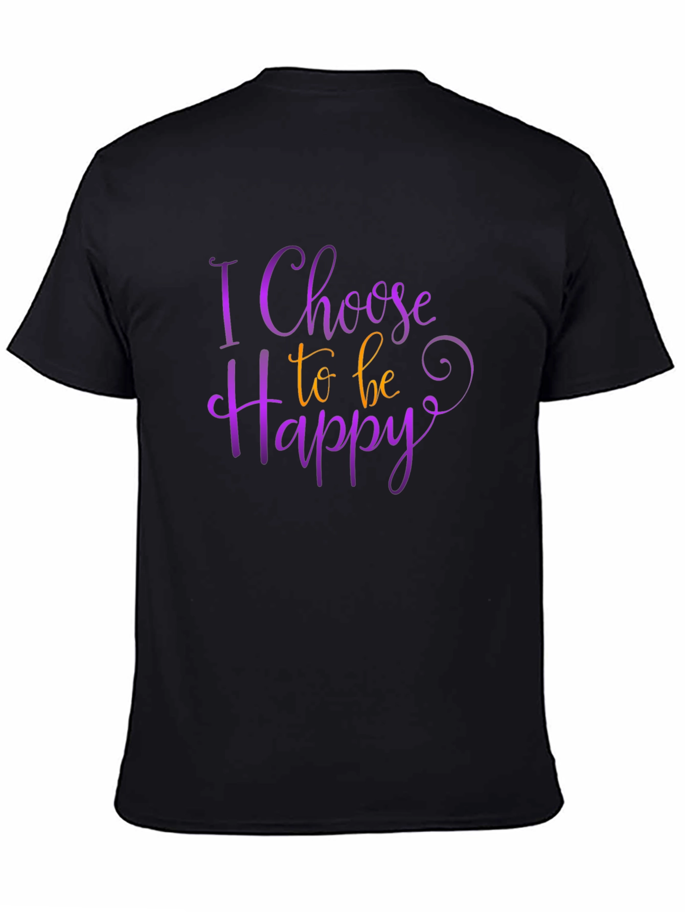 Choose Happy Graphic Tee - Positive Vibes Shirt