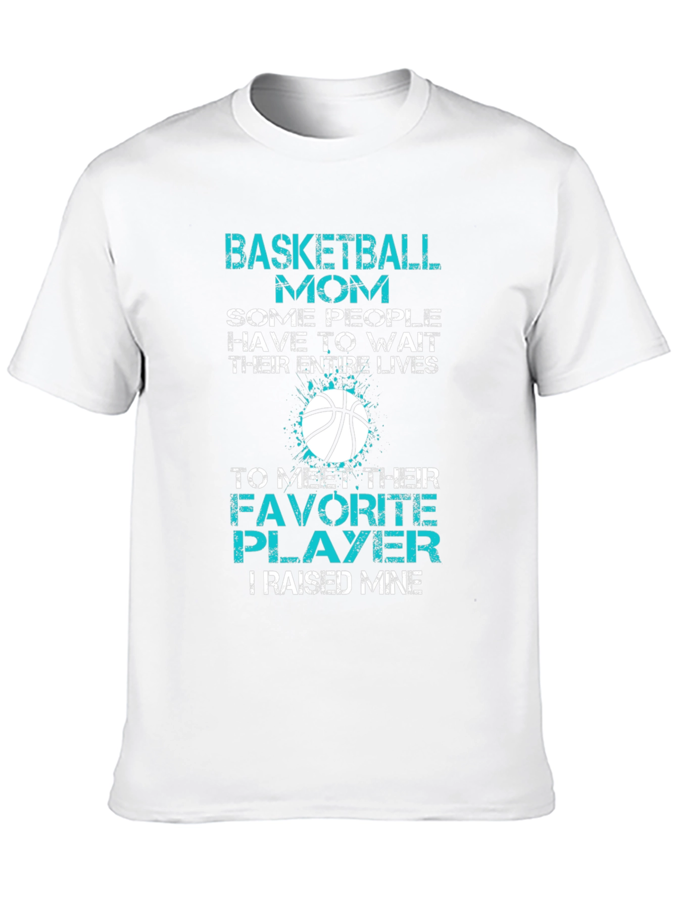 Basketball Mom Graphic T-Shirt - Favorite Player Tee