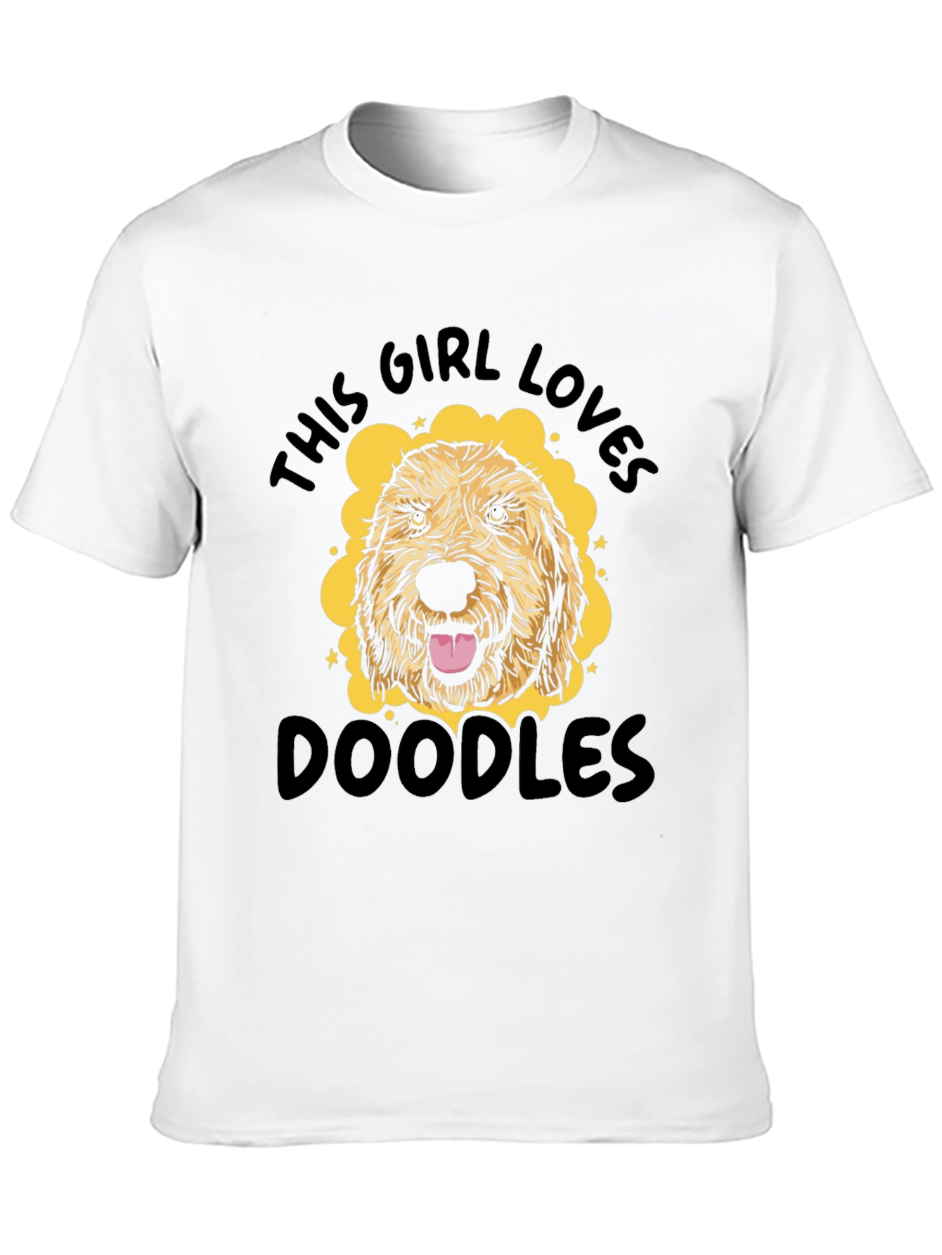 This Girl Loves Doodles T-Shirt Cute Dog Tee