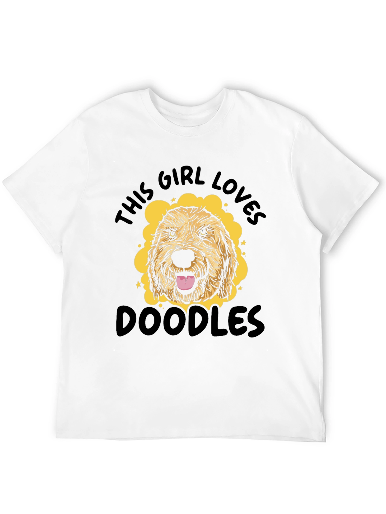 This Girl Loves Doodles T-Shirt Cute Dog Tee