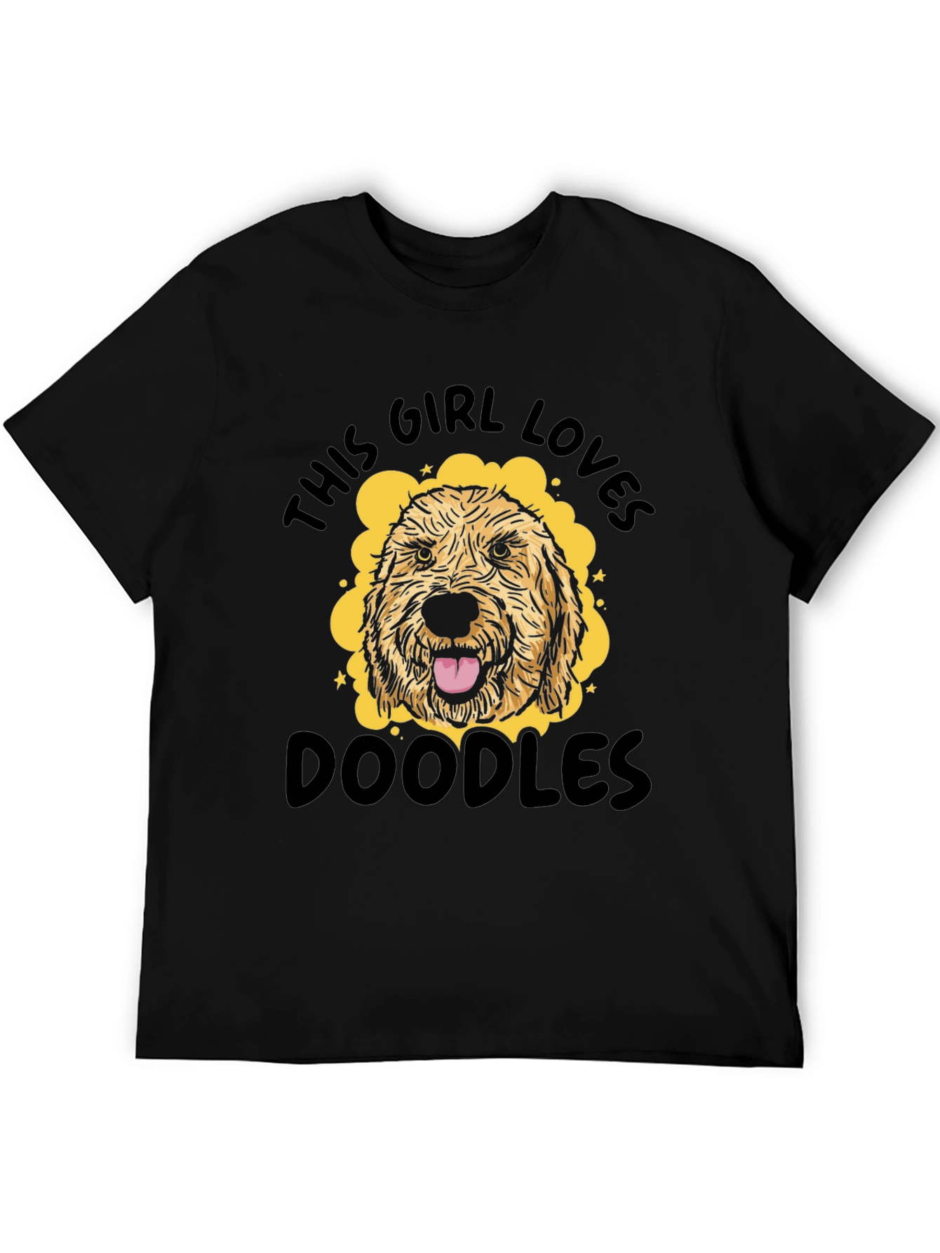 This Girl Loves Doodles T-Shirt Cute Dog Tee