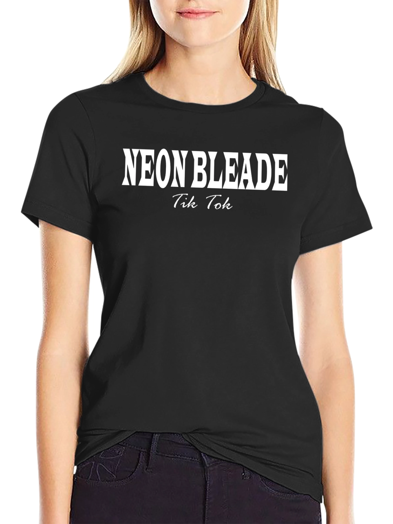 Neon Bleade Tik Tok Graphic Tee