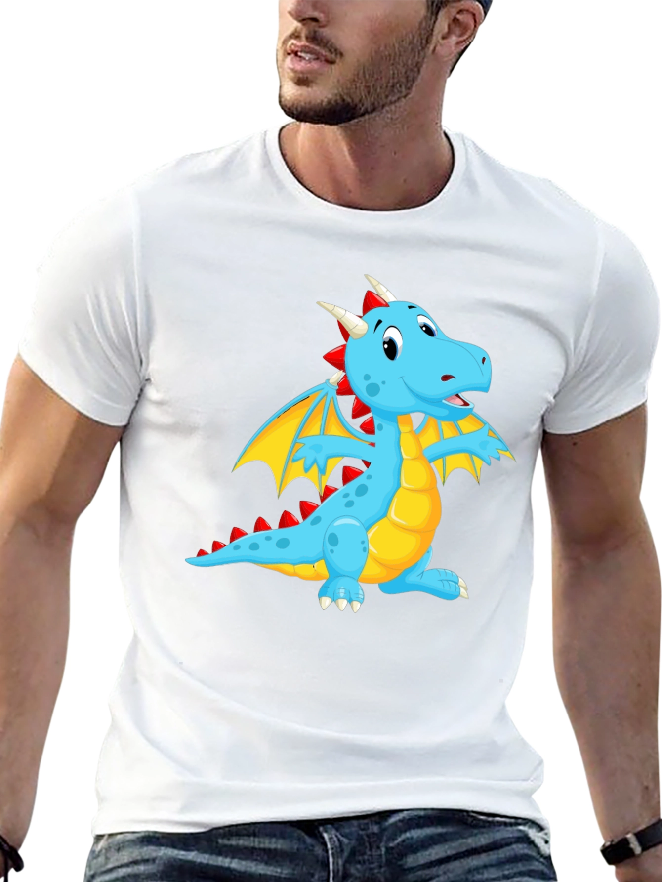 Blue Dragon Graphic Tee - Fun & Unique Design