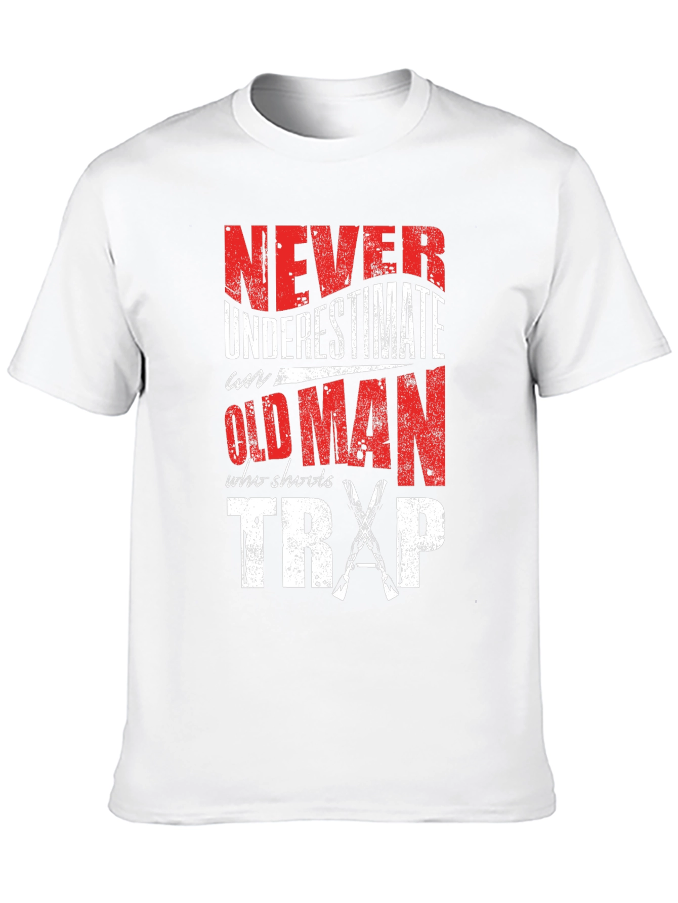 Never Underestimate an Old Man Who Shoots Trap T-Shirt