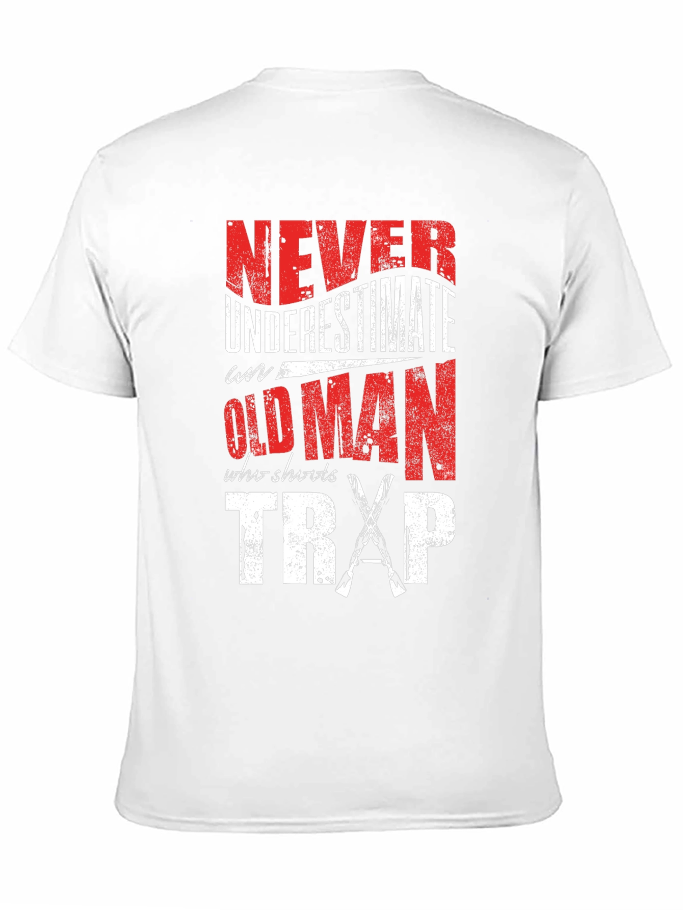 Never Underestimate an Old Man Who Shoots Trap T-Shirt