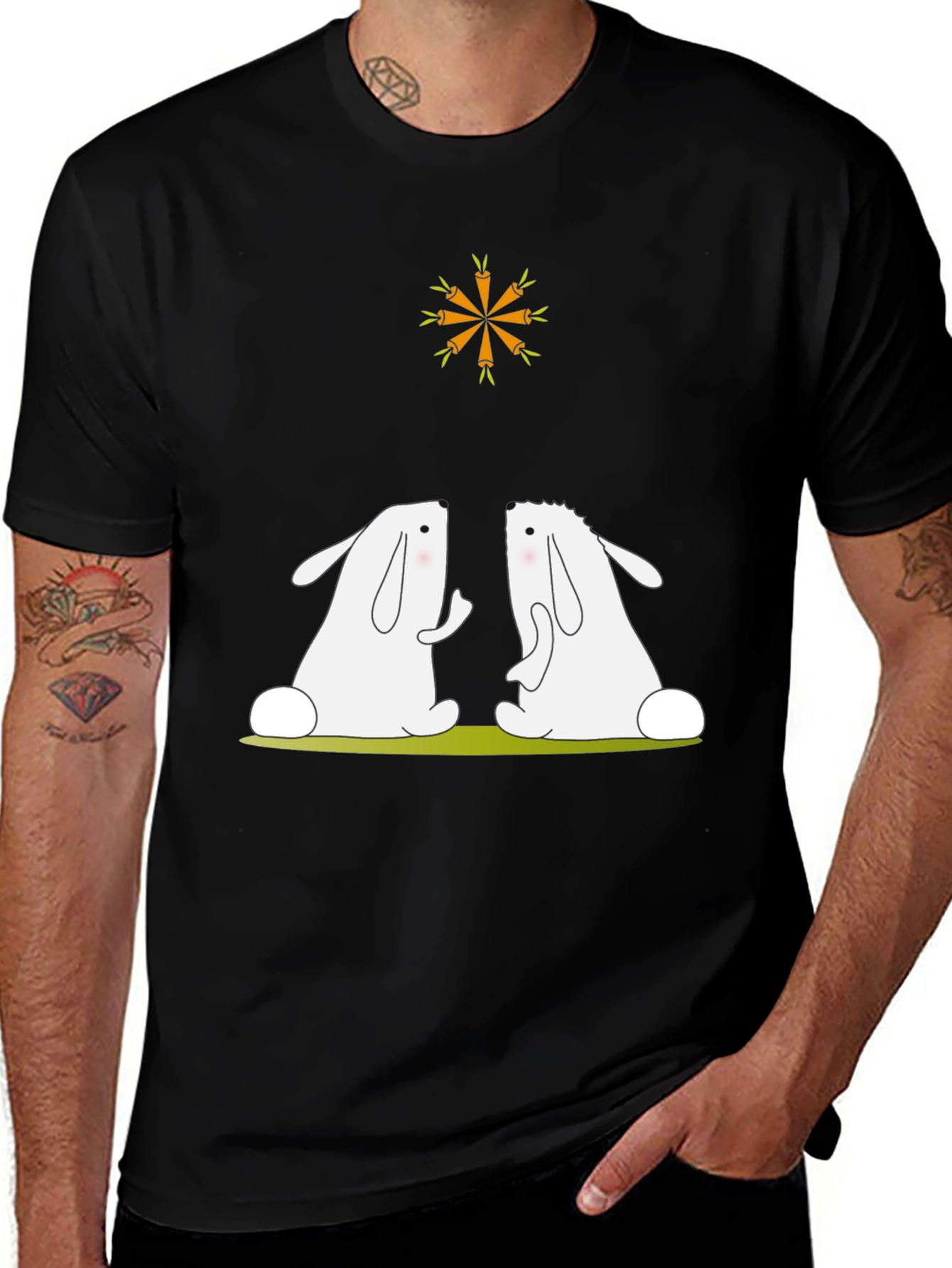Cute Bunny Carrot T-Shirt