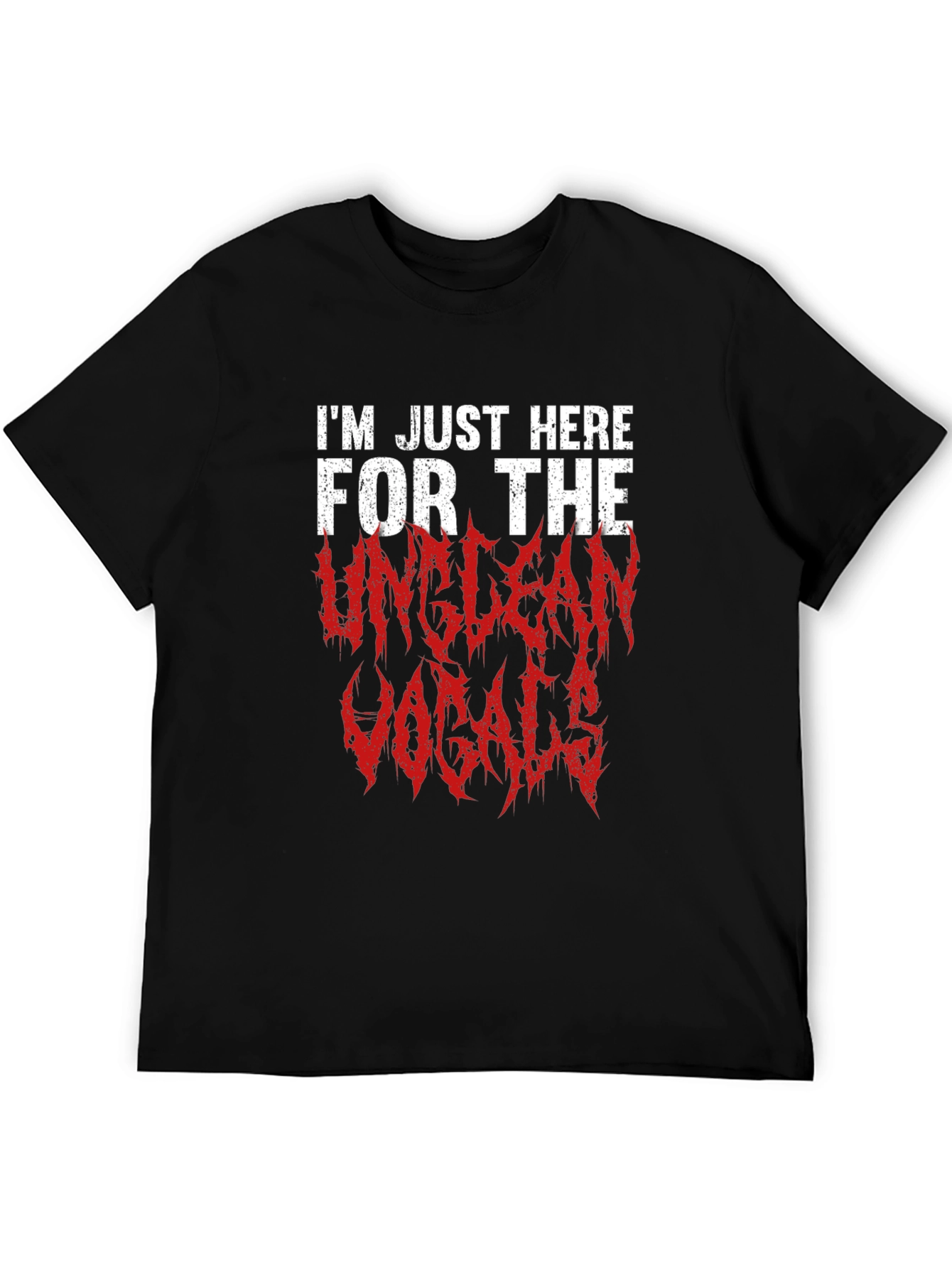Unclean Vocals Graphic Tee - Metalhead Concert Shirt